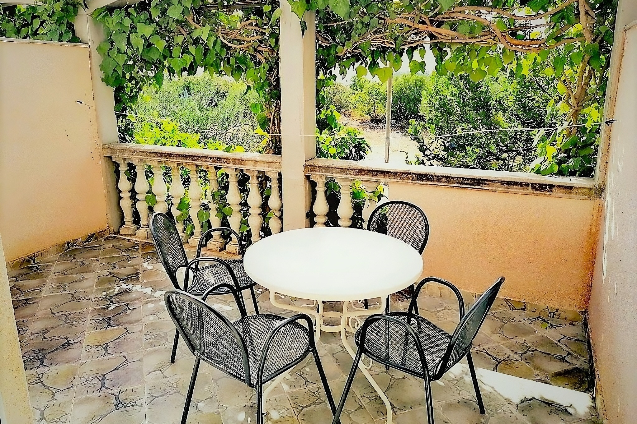 One bedroom apartment with terrace and sea view Pirovac, Šibenik (A-25497-c)