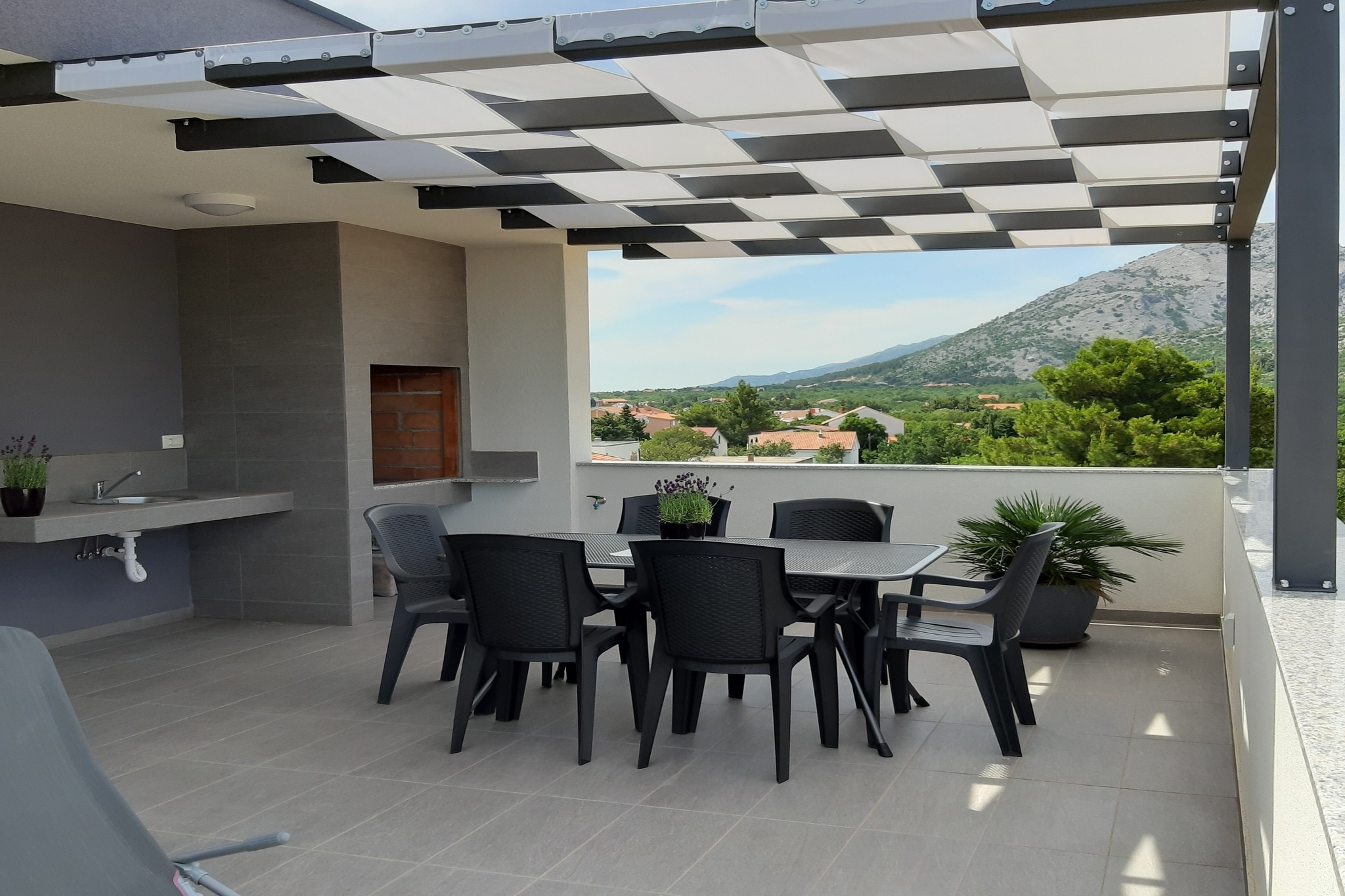 Two bedroom apartment with terrace Seline, Paklenica (A-25503-d)