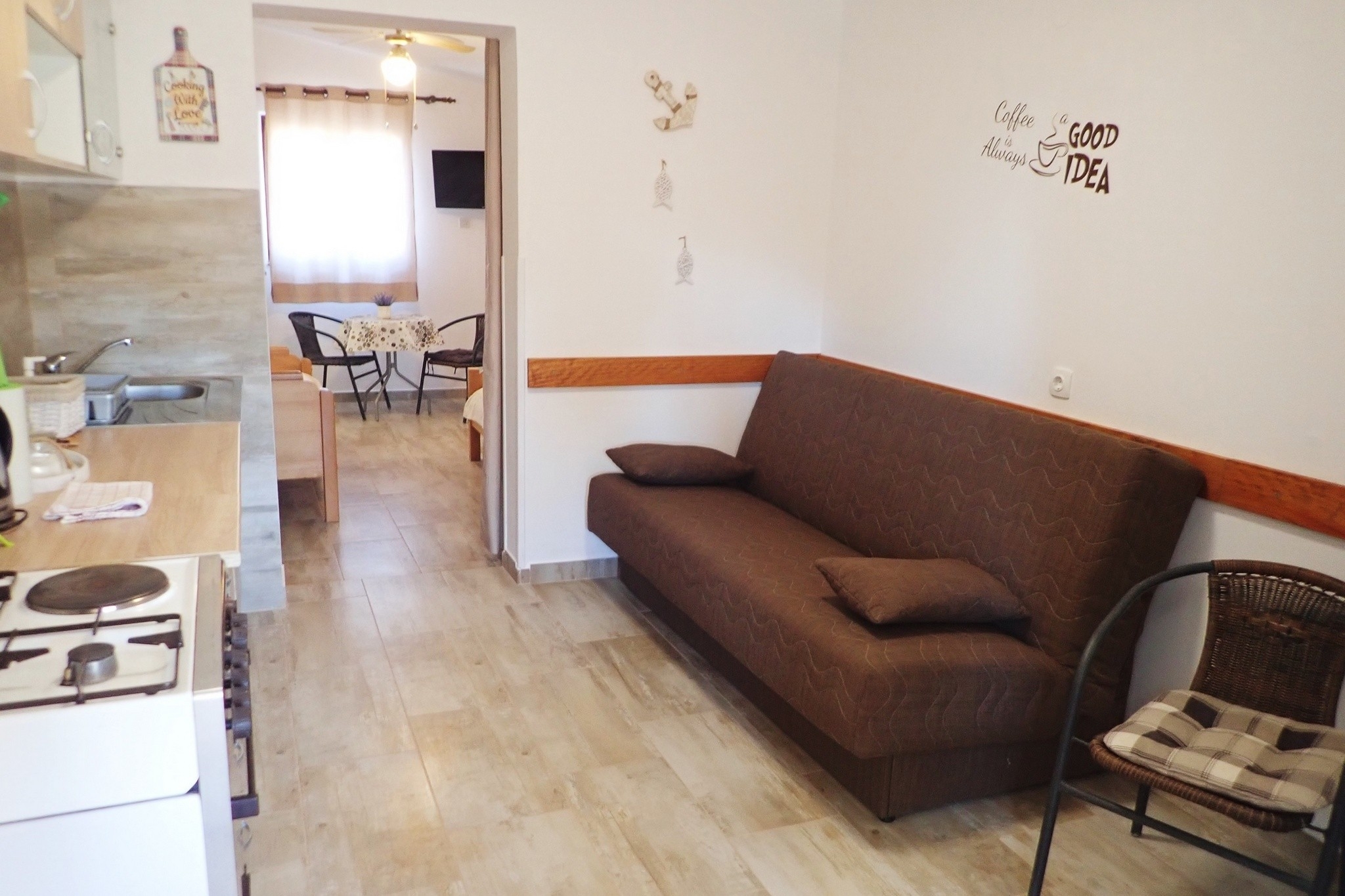 One bedroom apartment with terrace Starigrad (Paklenica) (A-25527-a)