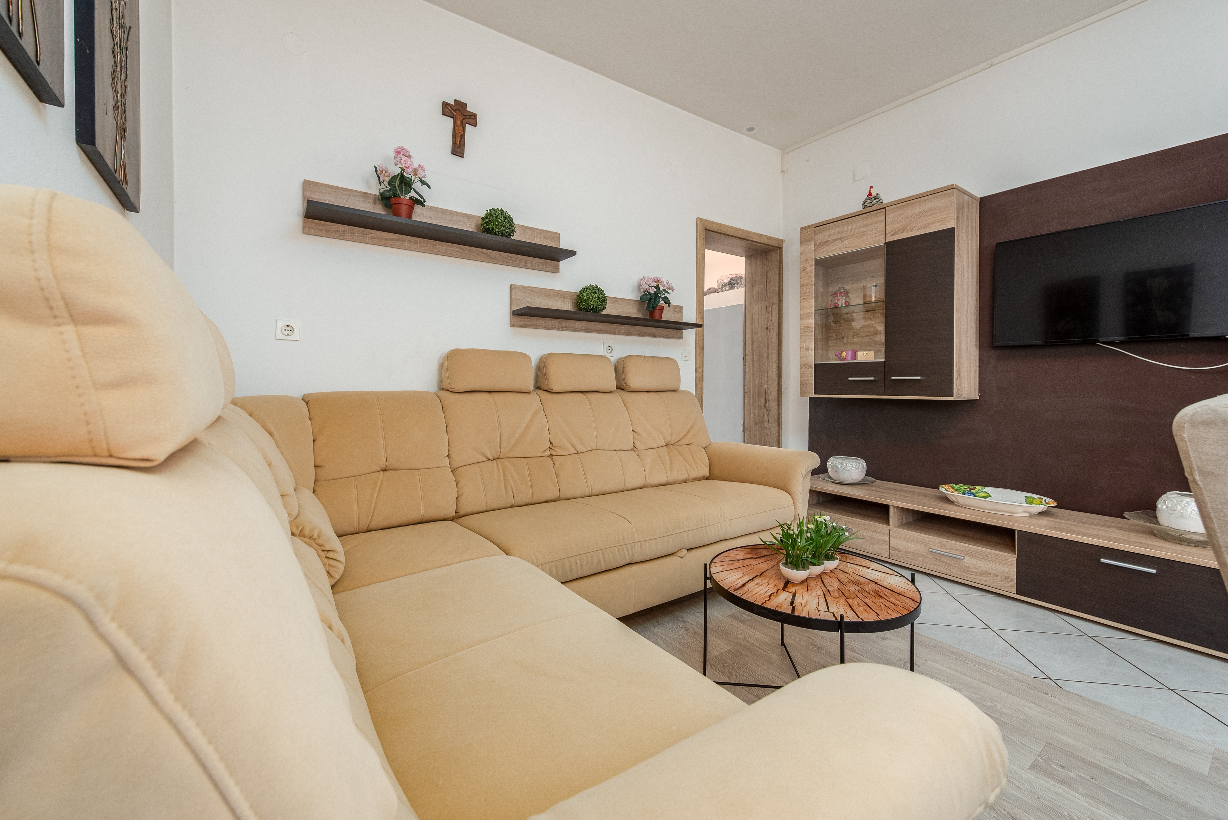 Two bedroom apartment with terrace Vir (A-25528-c)