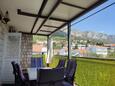 Podaca, Terrace in the apartment, with a sea view, (pet friendly) and WiFi.