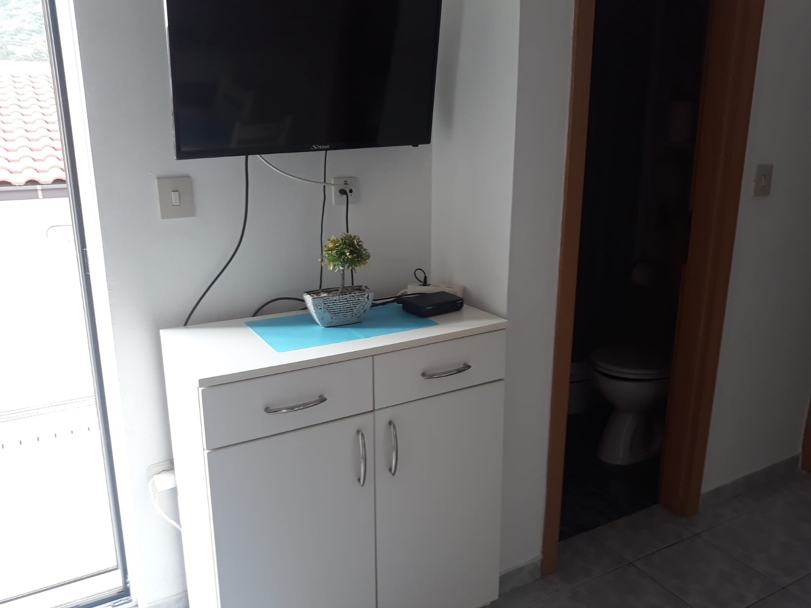 Two bedroom apartment with balcony and sea view Baška Voda, Makarska (A-25784-a)