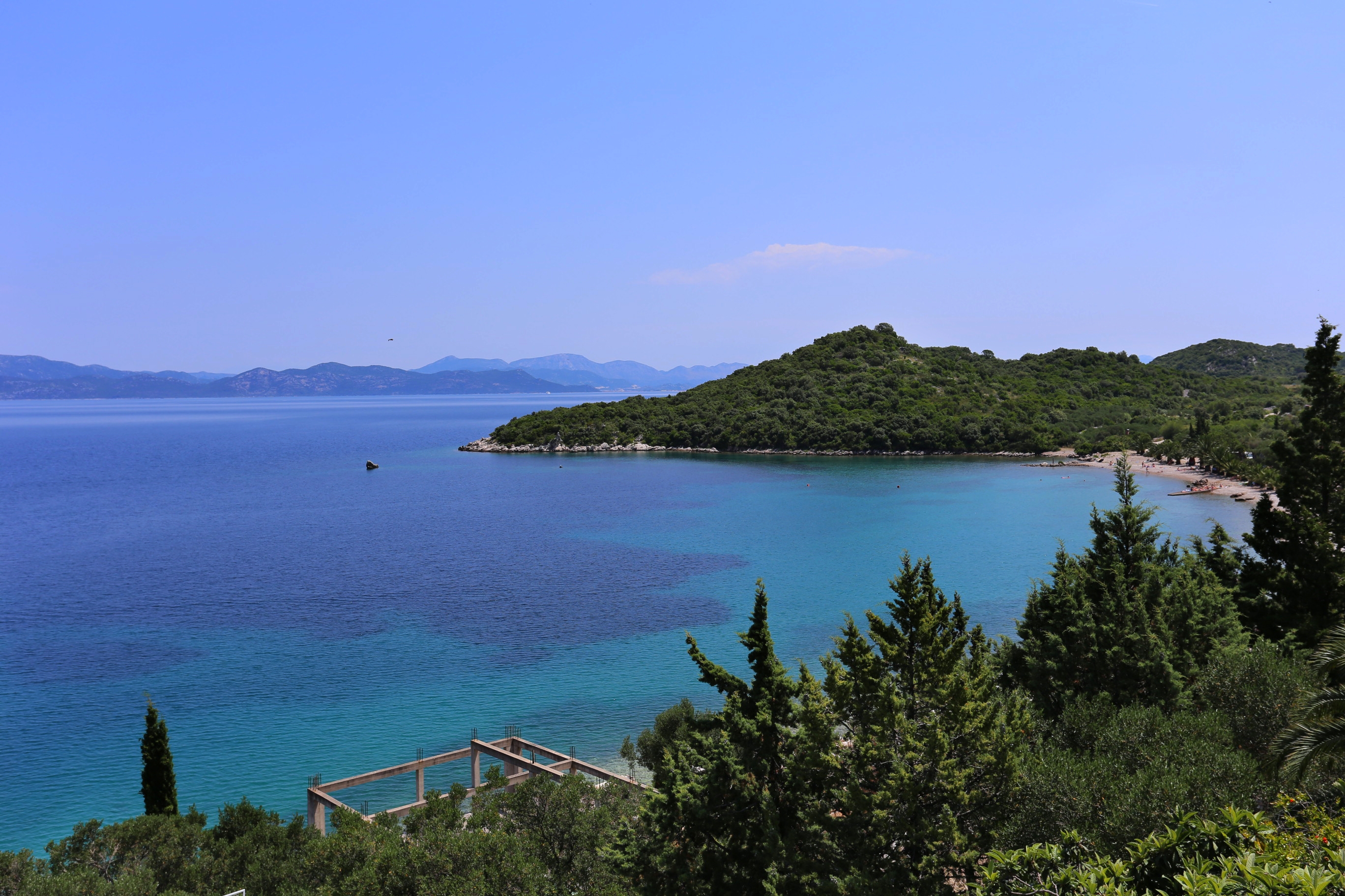 Jednosobni apartman uz plažu Trpanj, Pelješac  A-b