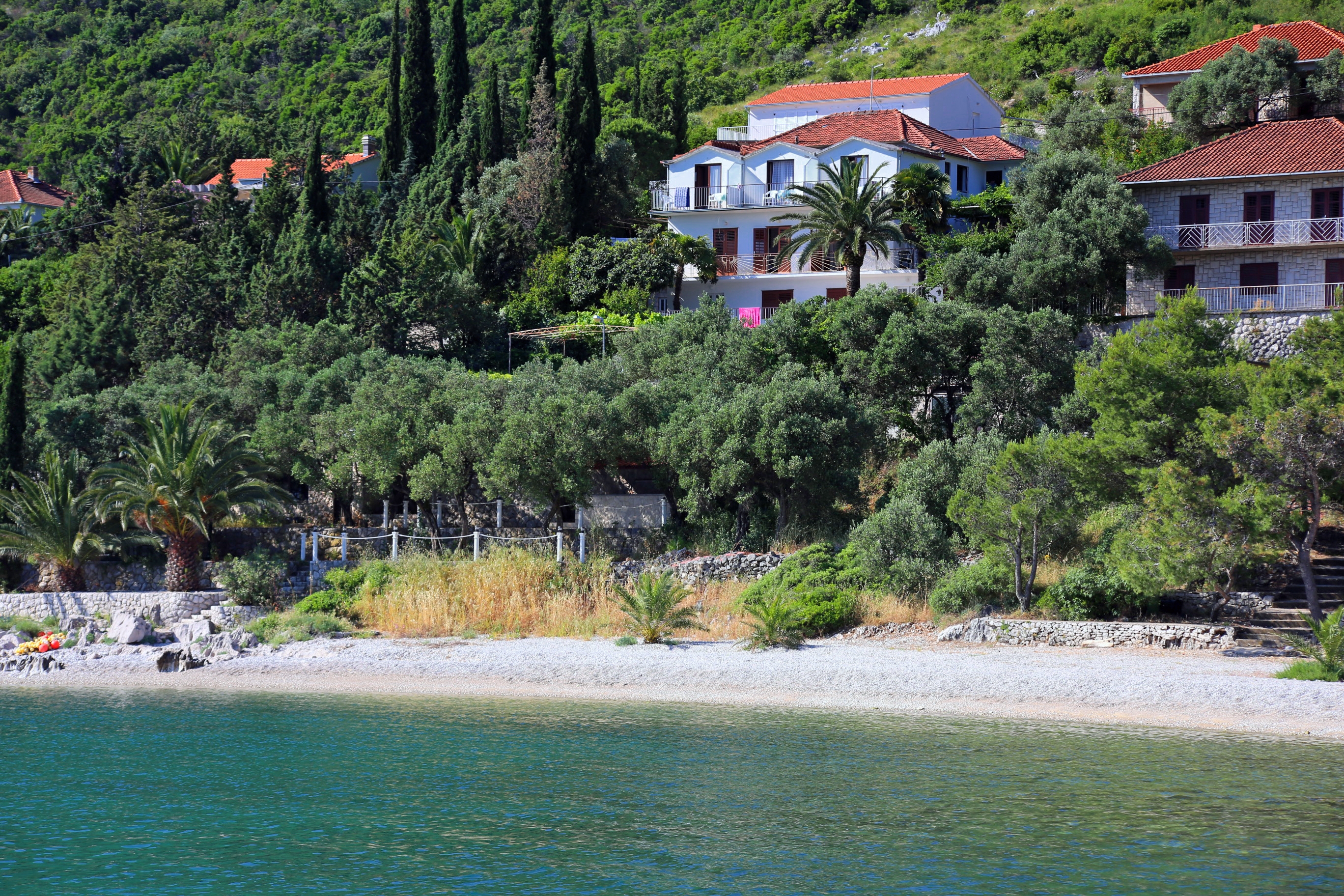 Jednosobni apartman uz plažu Trpanj, Pelješac  A-d