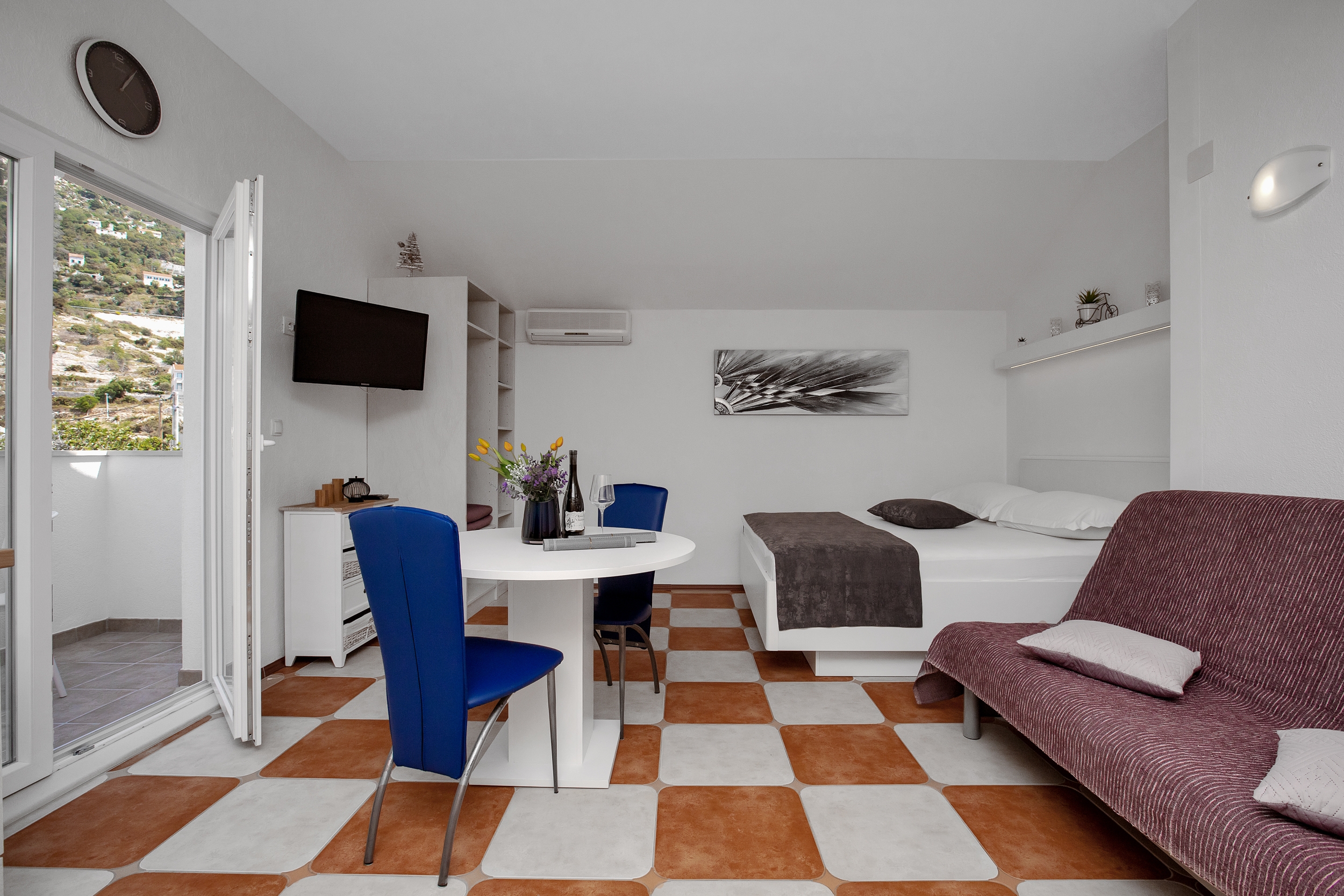 Studio flat with balcony and sea view Drašnice, Makarska (AS-2581-a) Studio flat with balcony and sea view Drašnice, Makarska (AS-2581-a)