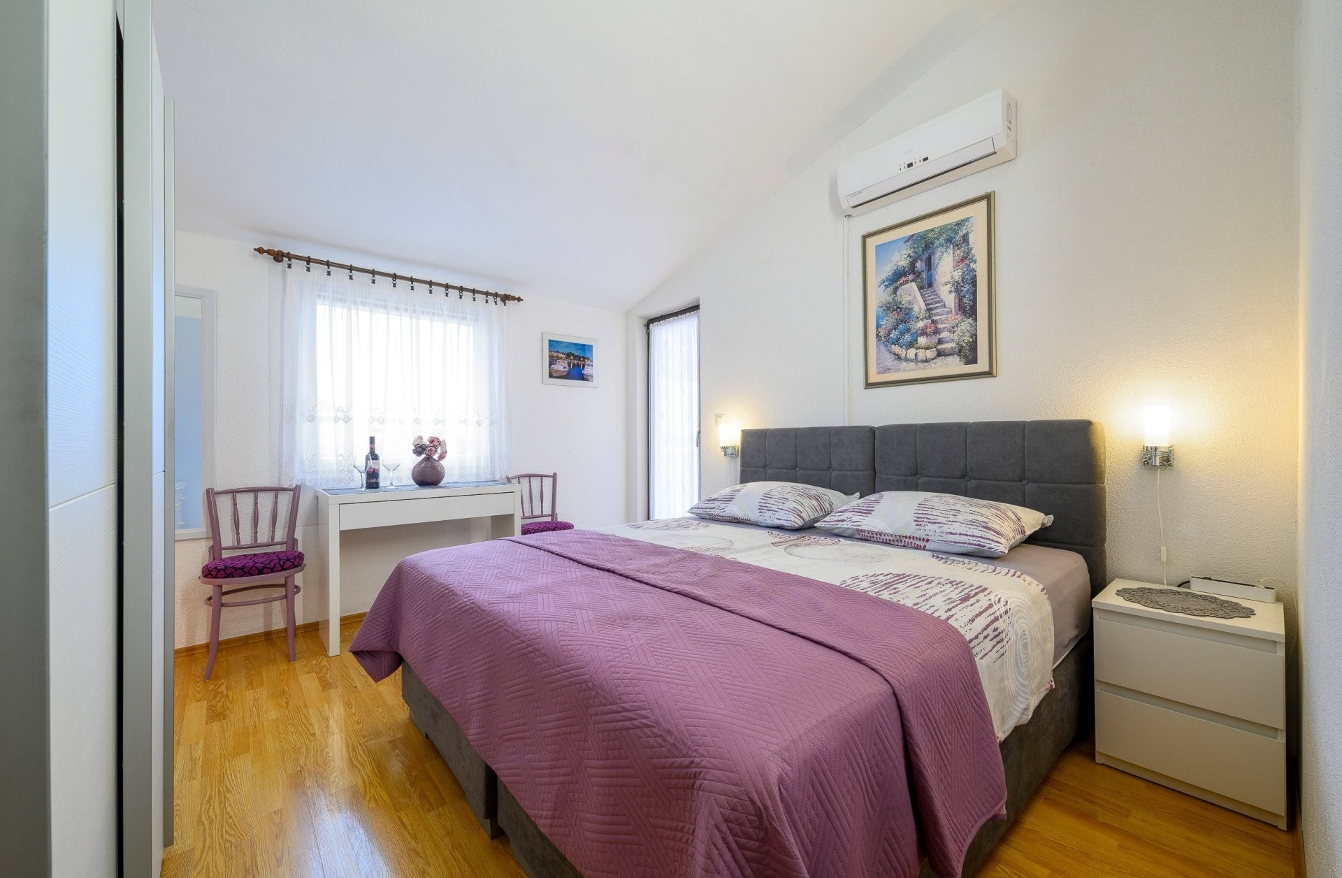 Appartement dune chambre avec la terrasse et la vue sur le mer Zablace, Sibenik (A-25841-d)