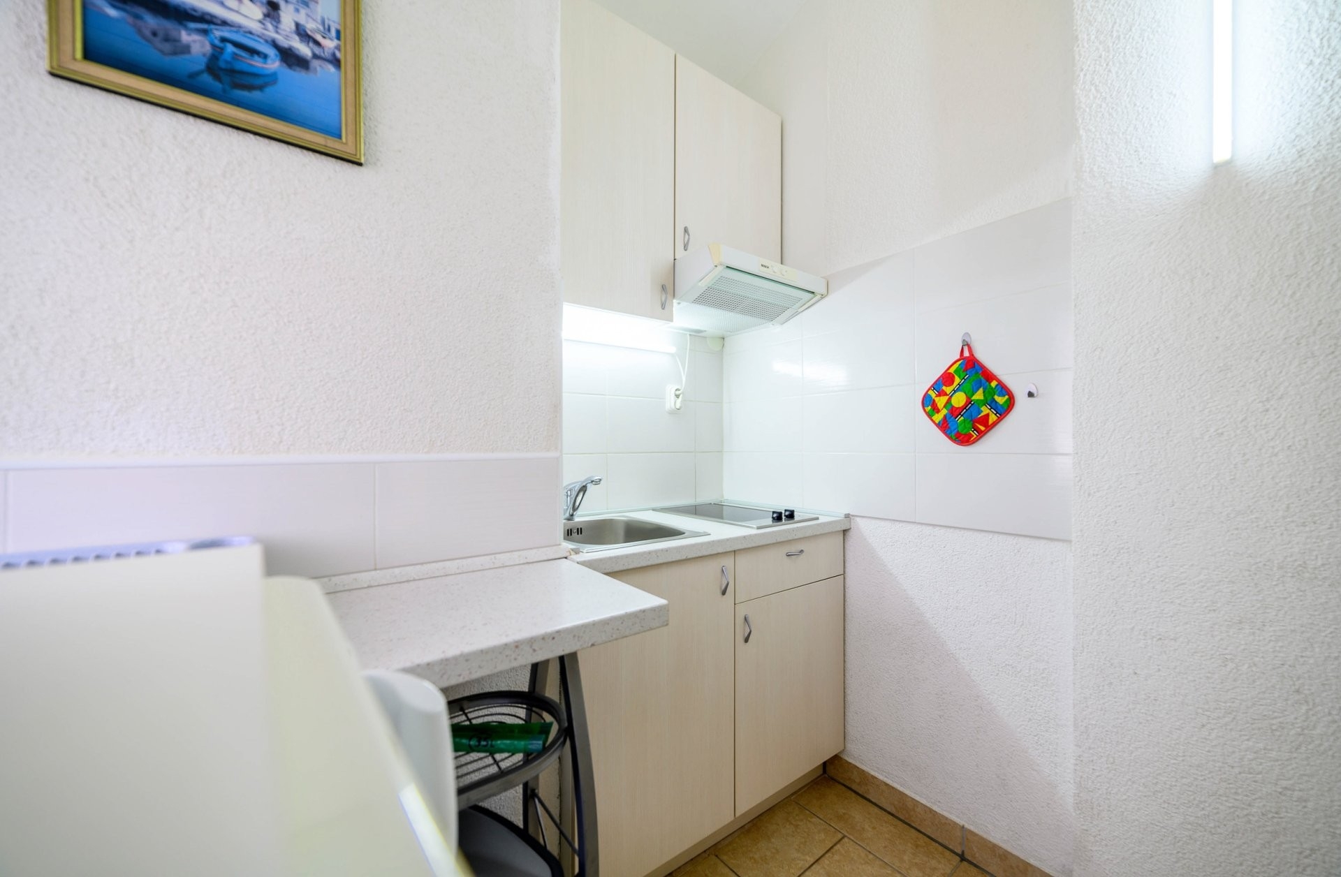 Appartement dune chambre avec la terrasse et la vue sur le mer Zablace, Sibenik (A-25841-d)