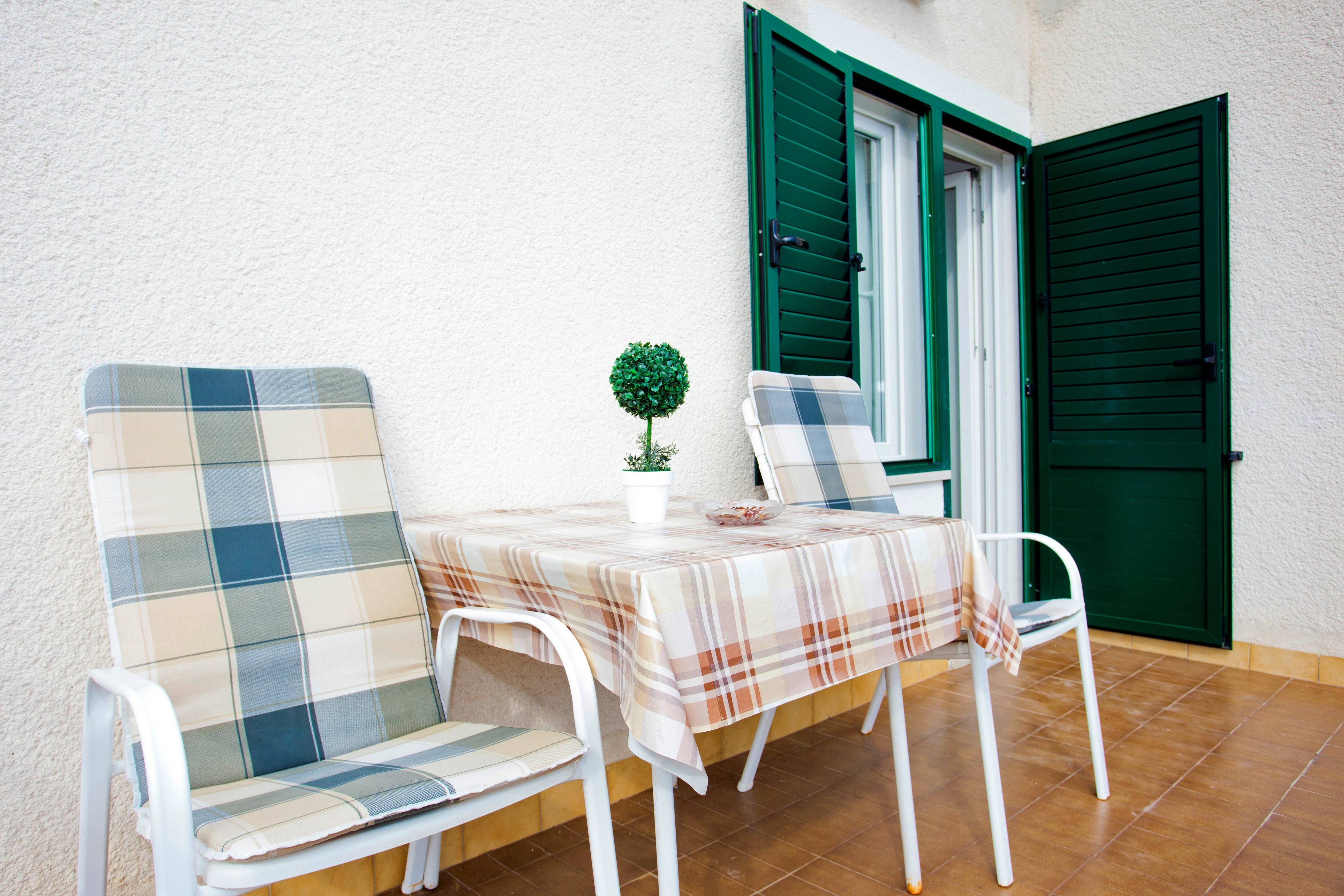 Two bedroom apartment with terrace and sea view Promajna, Makarska (A-2588-b)