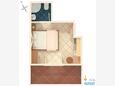 Promajna, Plan in the studio-apartment, WiFi.