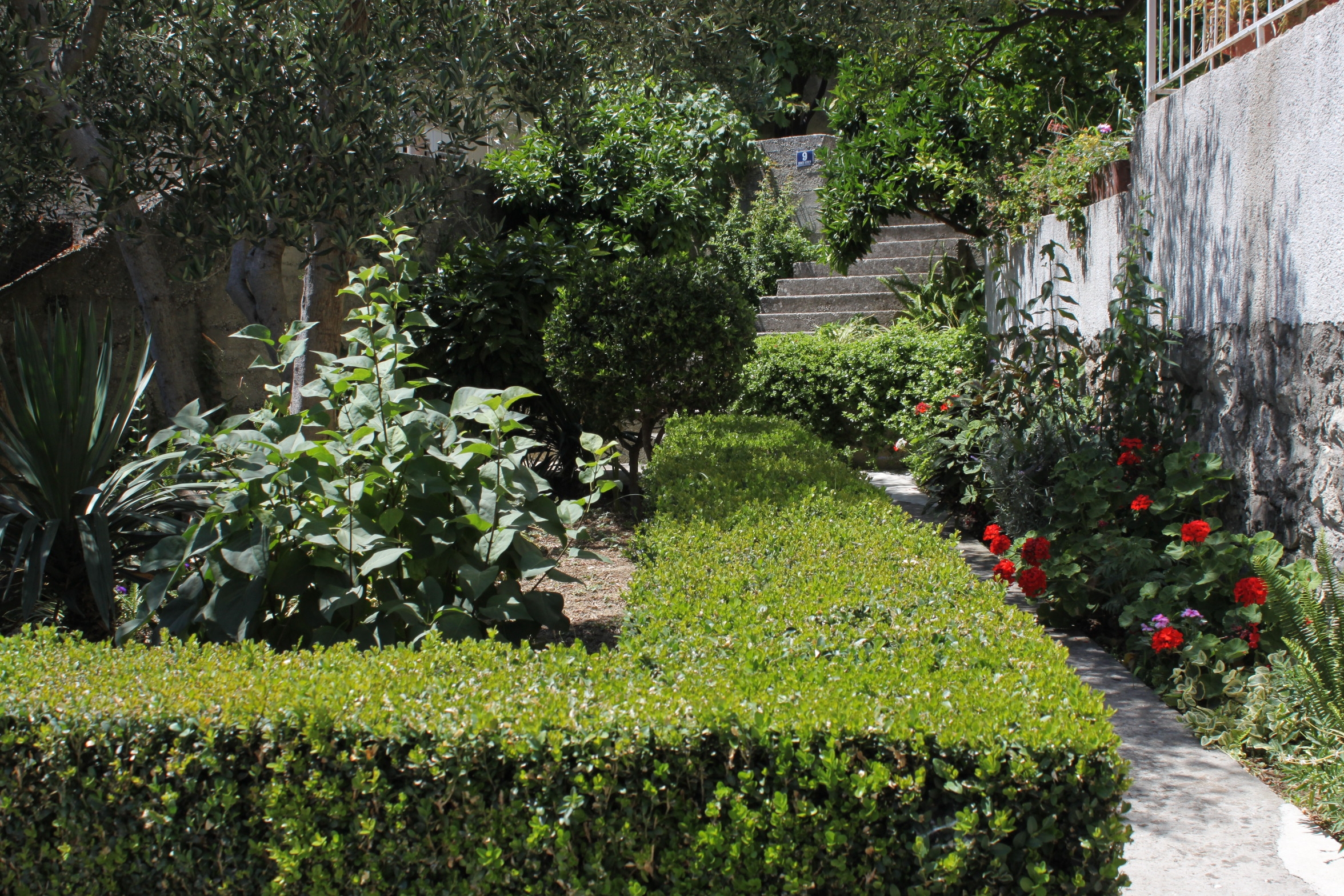 One bedroom apartment with terrace and sea view Podgora, Makarska  A-a