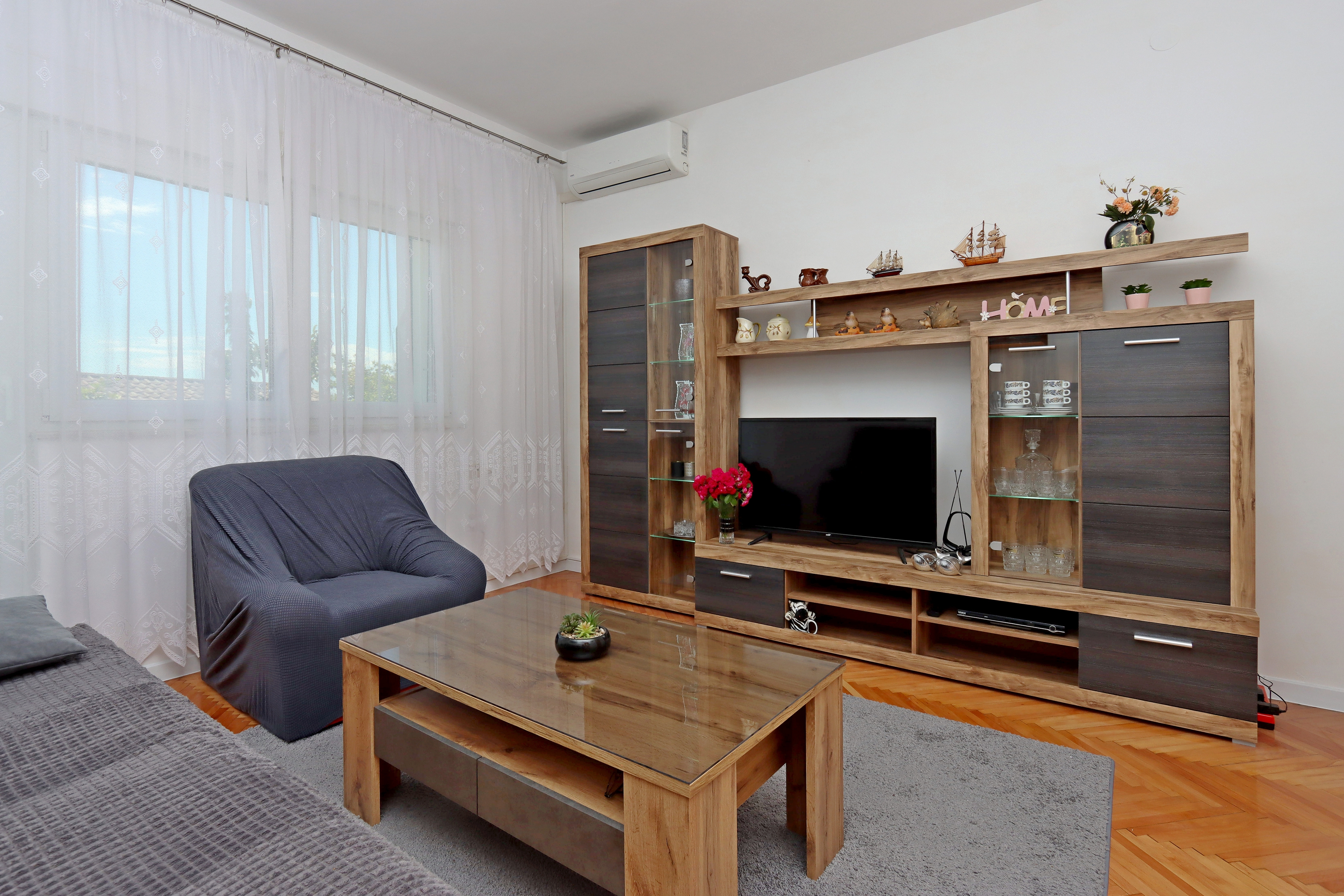 Appartement de deux chambres avec la terrasse et la vue sur le mer Crikvenica (A-25943-a)