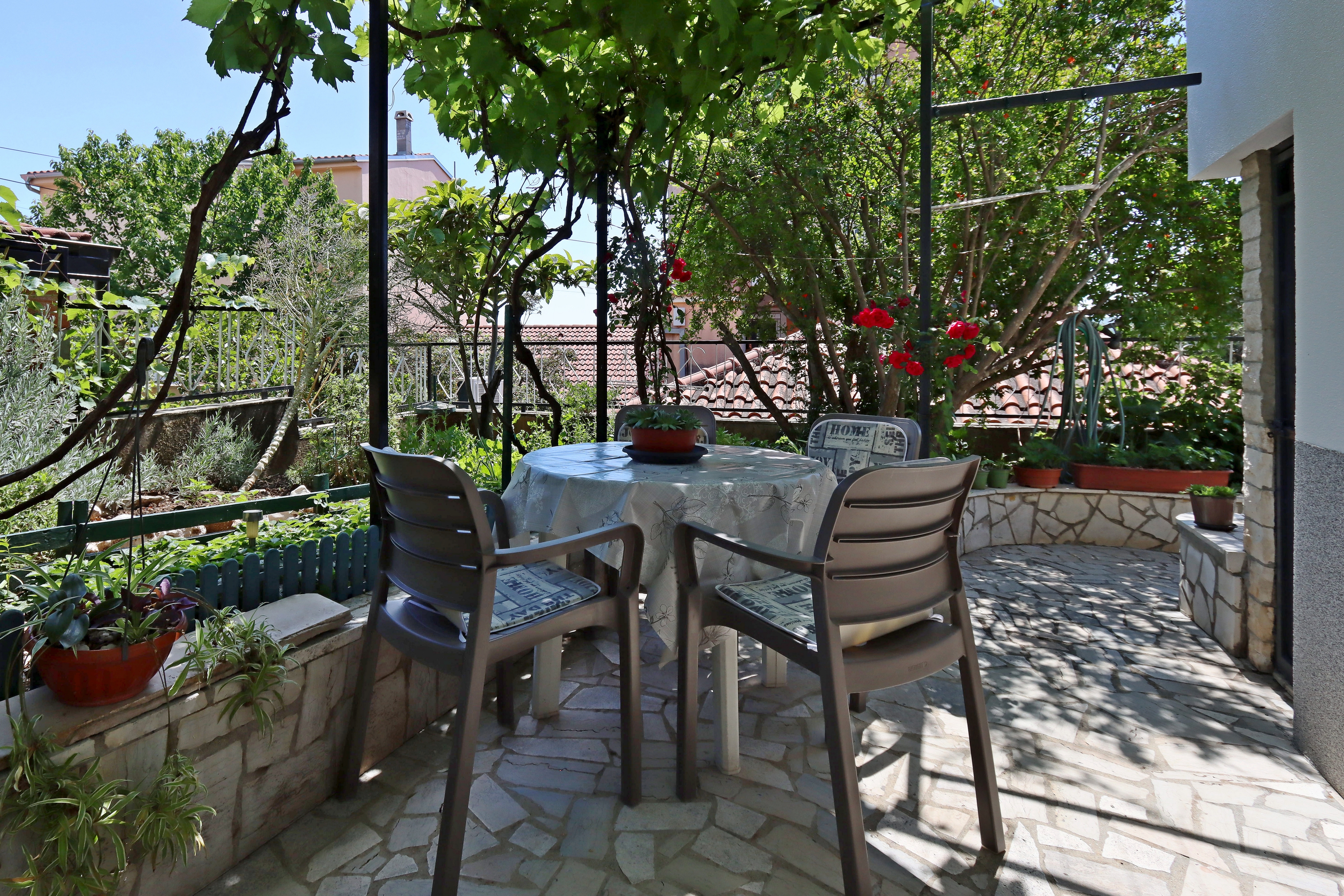 Appartement de deux chambres avec la terrasse et la vue sur le mer Crikvenica (A-25943-a)
