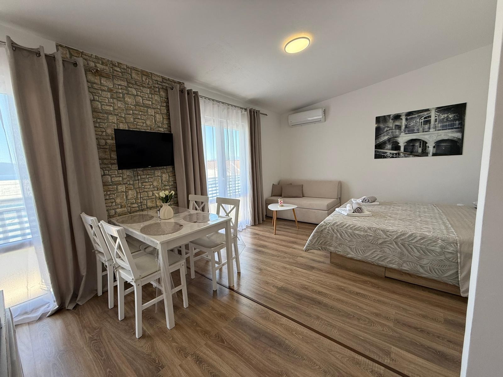 Studio flat with terrace and sea view Gradac, Makarska (AS-26020-a)
