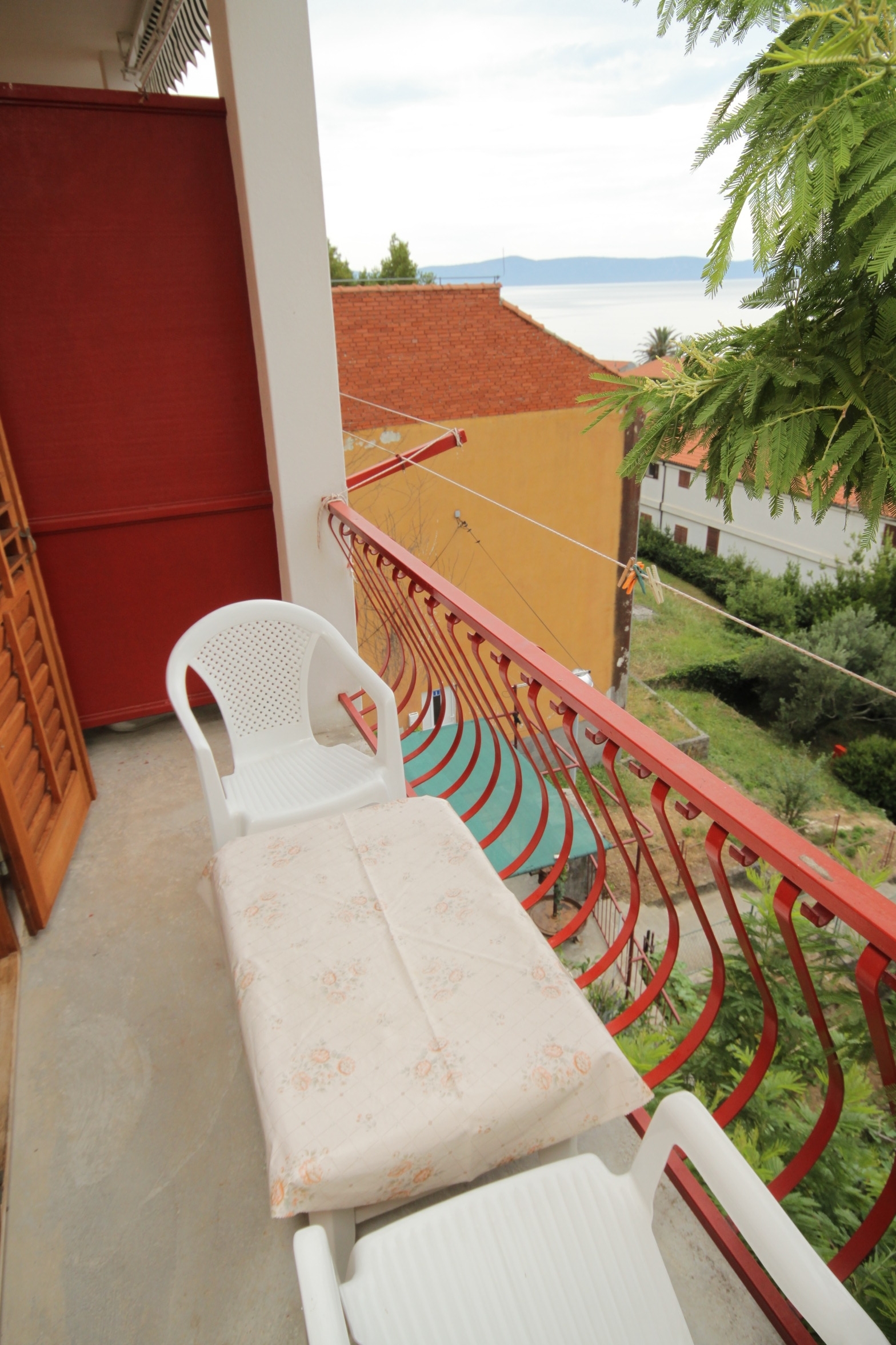Two bedroom apartment with balcony and sea view Podgora, Makarska  A-a