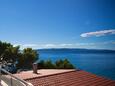 Promajna, Balcony - view in the studio-apartment, WiFi.