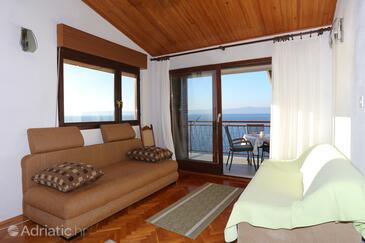 Podgora, Living room in the apartment, WiFi.