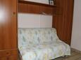 Obývacia izba Podgora, Obývacia izba v ubytovacej jednotke apartment, domáci miláčikovia povolení a WiFi.