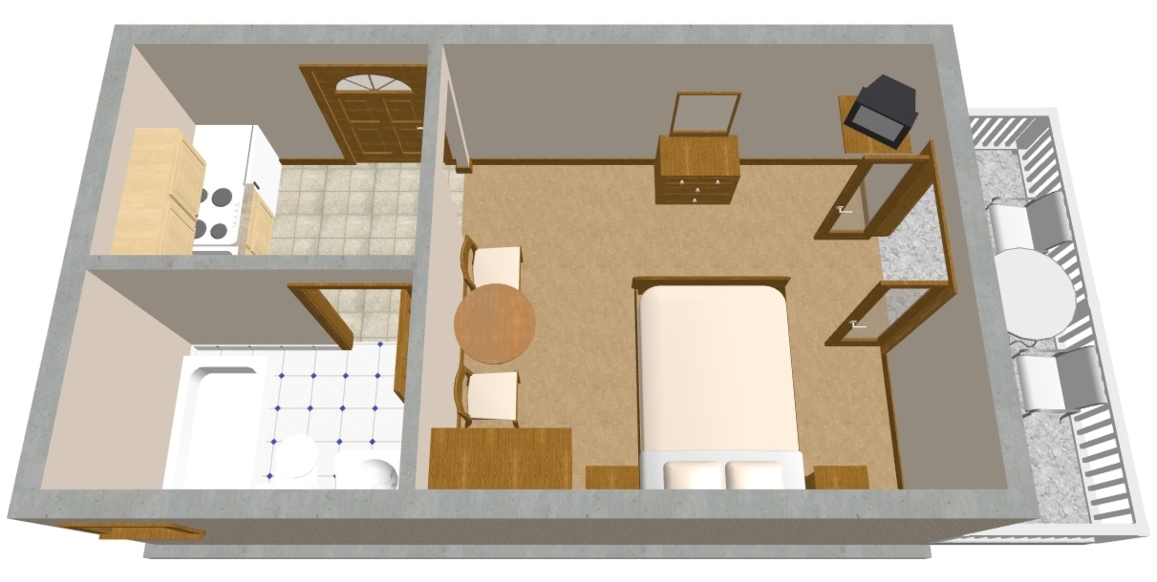 Studio flat near beach Podgora, Makarska  AS-a