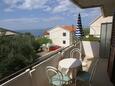 Podaca, Terrasse dans l’hébergement en type apartment, avec la vue sur la mer et WiFi.