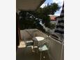 Podaca, Terrace in the apartment, with a sea view and WiFi.