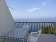 Bratuš, Terrasse 1 dans l’hébergement en type apartment, avec la vue sur la mer et WiFi.