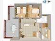 Bratuš, План в размещении типа apartment, WiFi.