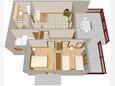 Bratuš, План в размещении типа apartment, WiFi.