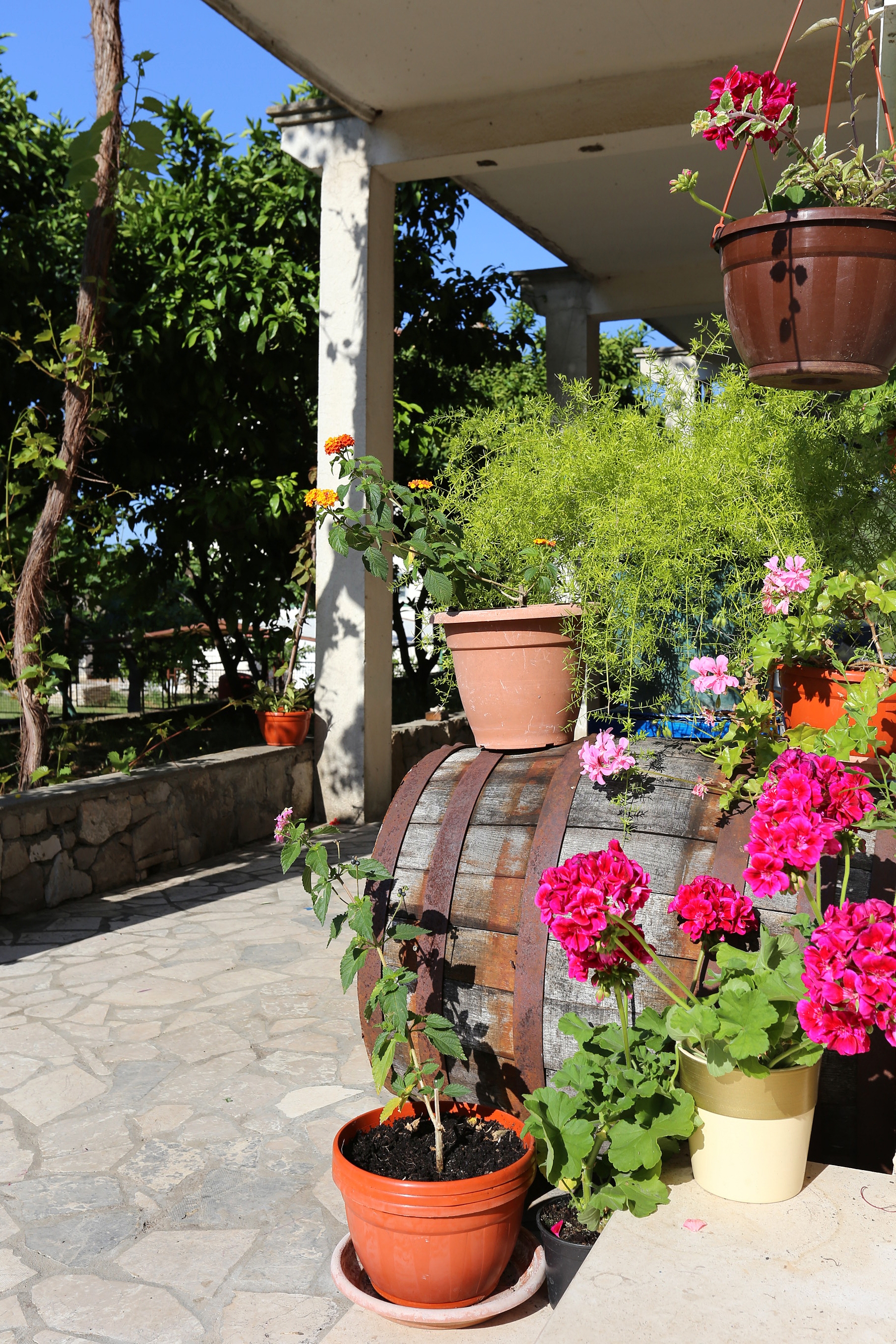 Two bedroom apartment with terrace Orebić, Pelješac  A-d