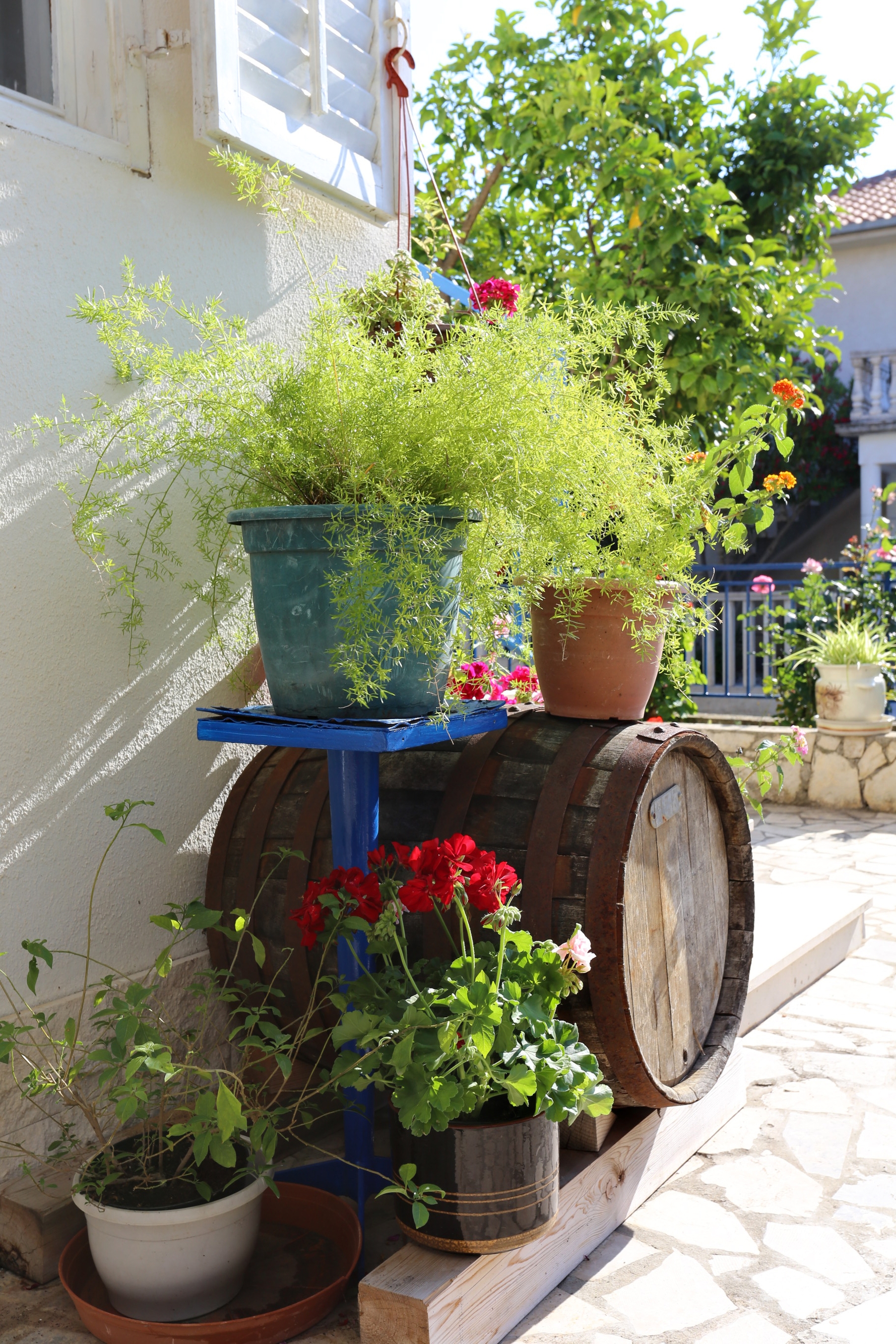 Two bedroom apartment with terrace Orebić, Pelješac  A-d