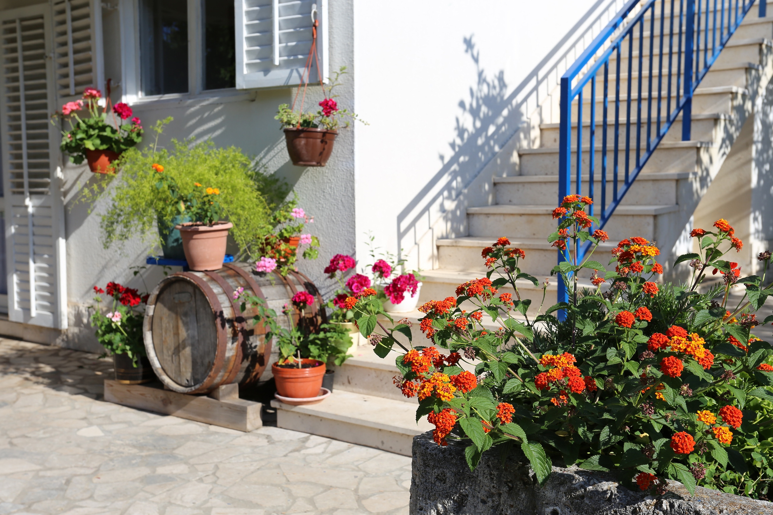 Two bedroom apartment with terrace Orebić, Pelješac  A-d