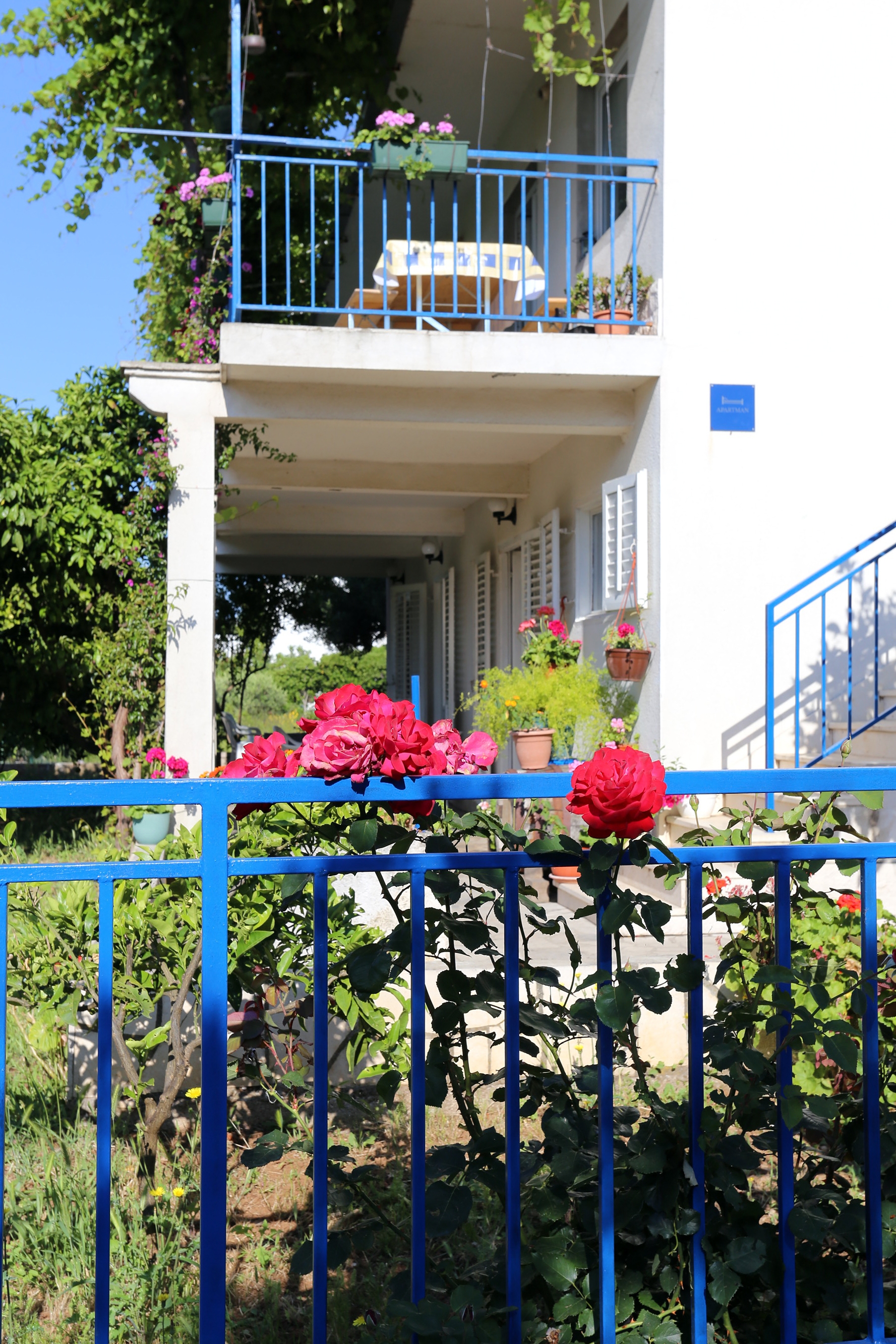 Two bedroom apartment with terrace Orebić, Pelješac  A-d