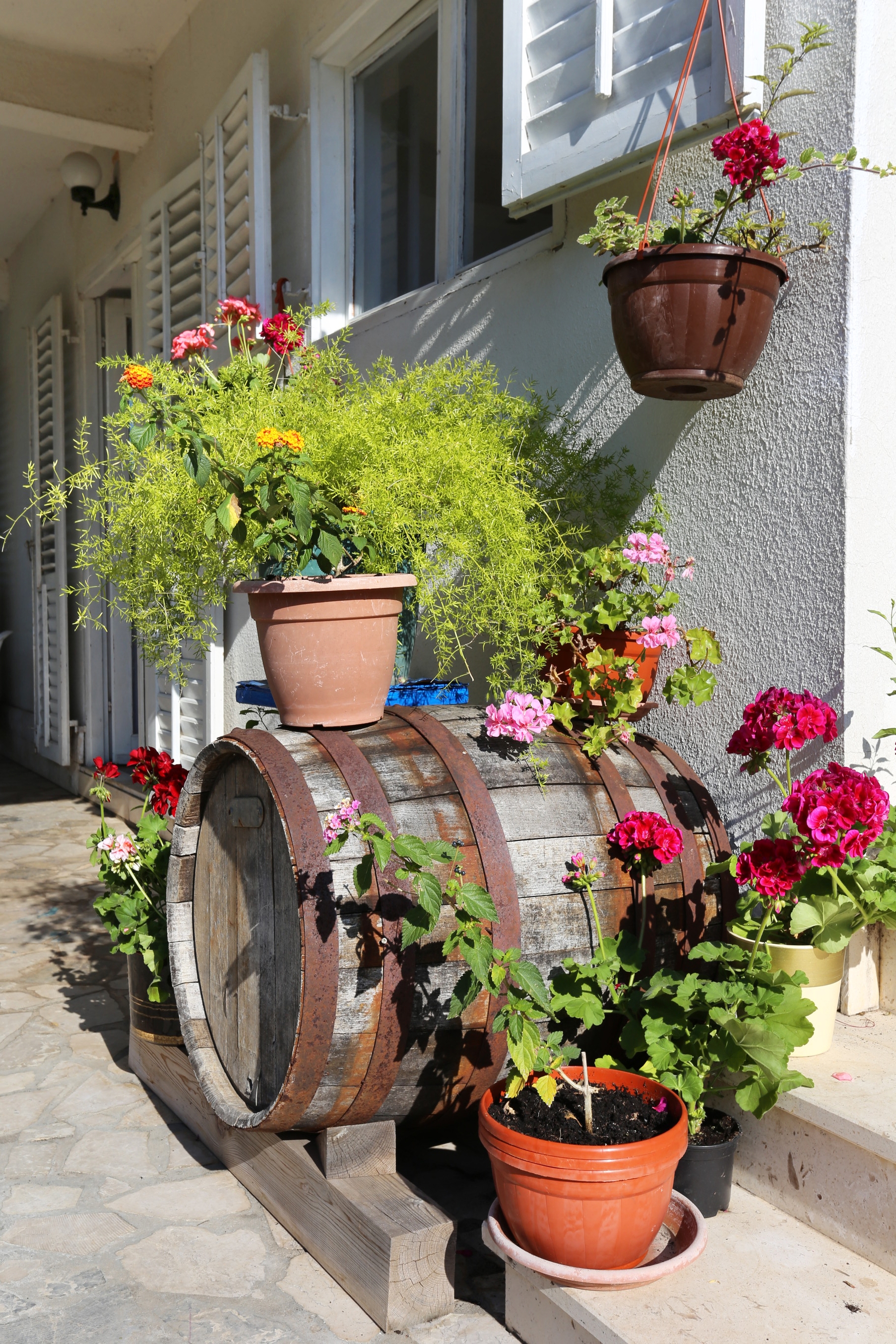 Two bedroom apartment with terrace Orebić, Pelješac  A-d