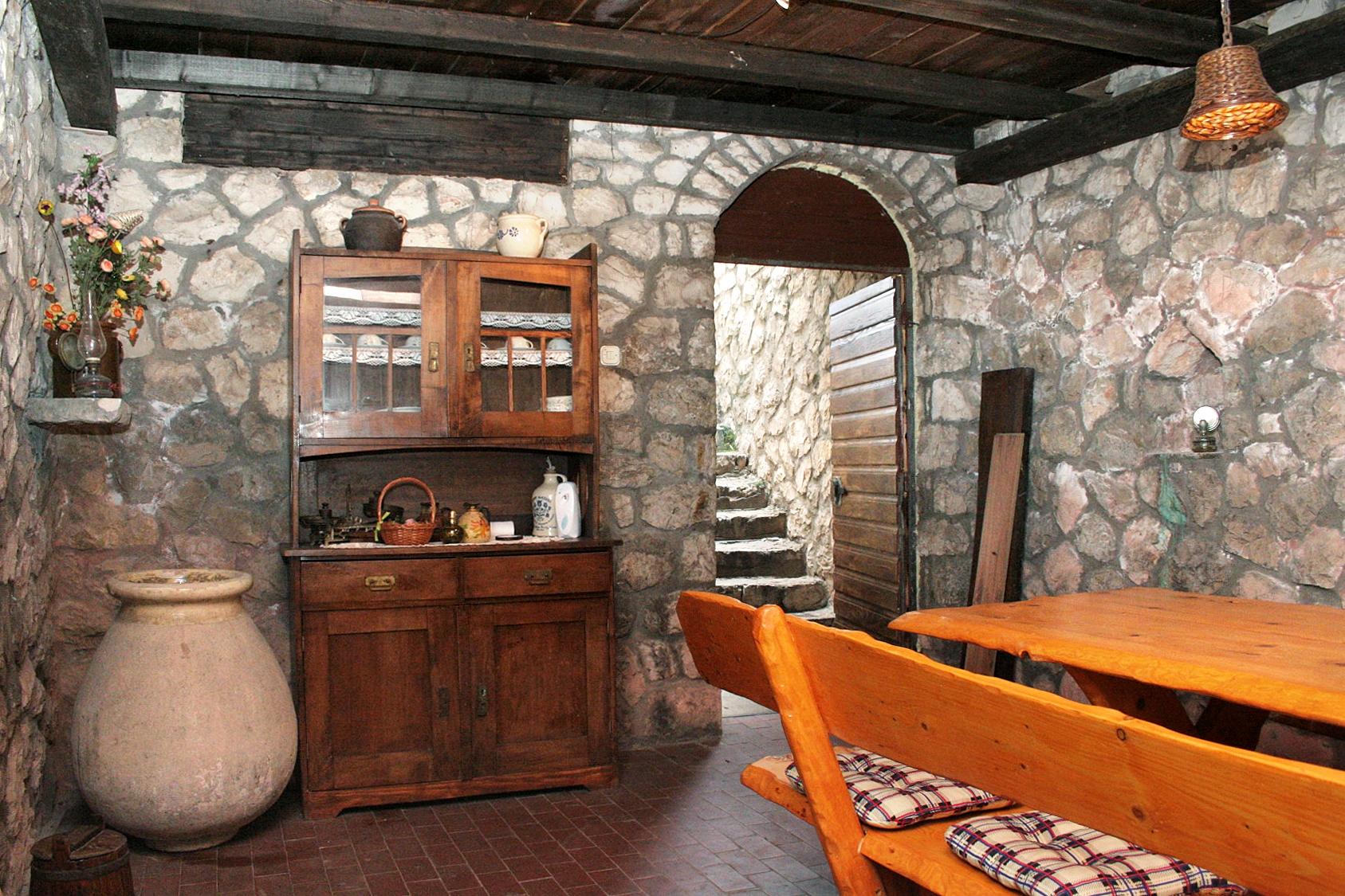 Two bedroom apartment with terrace Orebić, Pelješac  A-d