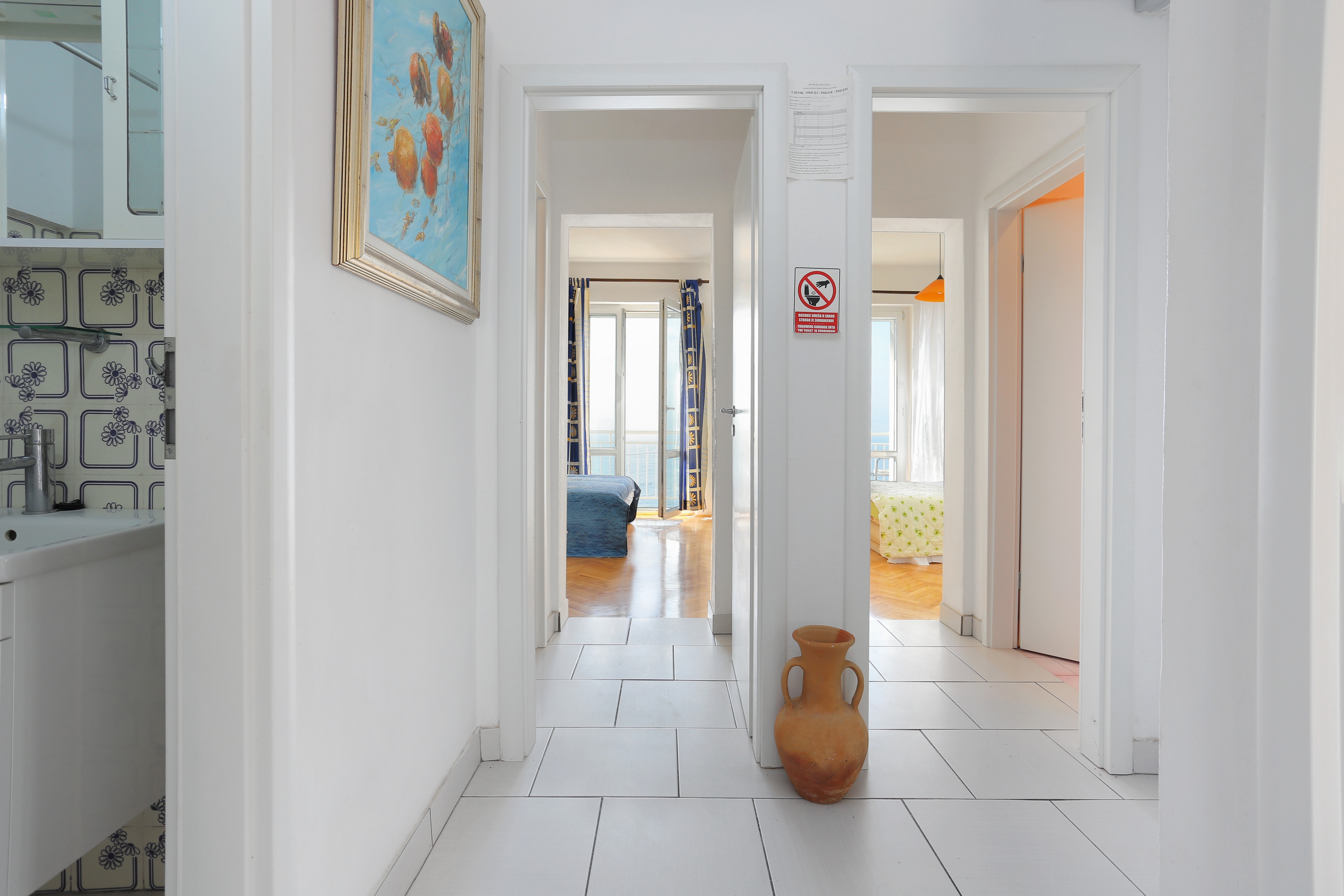 Three bedroom apartment near beach Drašnice, Makarska  A-b