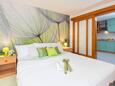 Bedroom 1 Orebić, Bedroom 1 in the apartment, air condition available, (pet friendly) and WiFi.