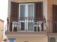 Balcony 1 Igrane, Balcony 1 in the apartment, with a sea view and WiFi.