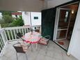 Terrasse Zaostrog, Terrasse dans l’hébergement en type studio-apartment, animaux acceptés et WiFi.
