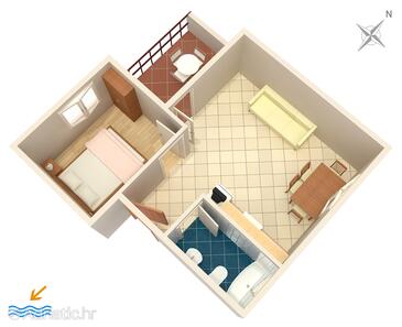Plan Igrane, Plan in the apartment, WIFI.