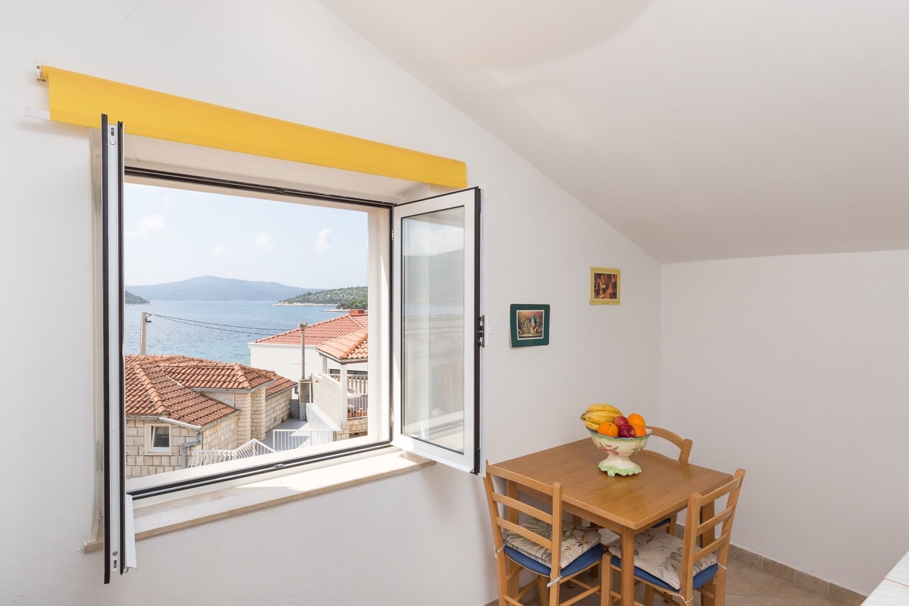 One bedroom apartment near beach Slano (Dubrovnik) (A-2687-a)