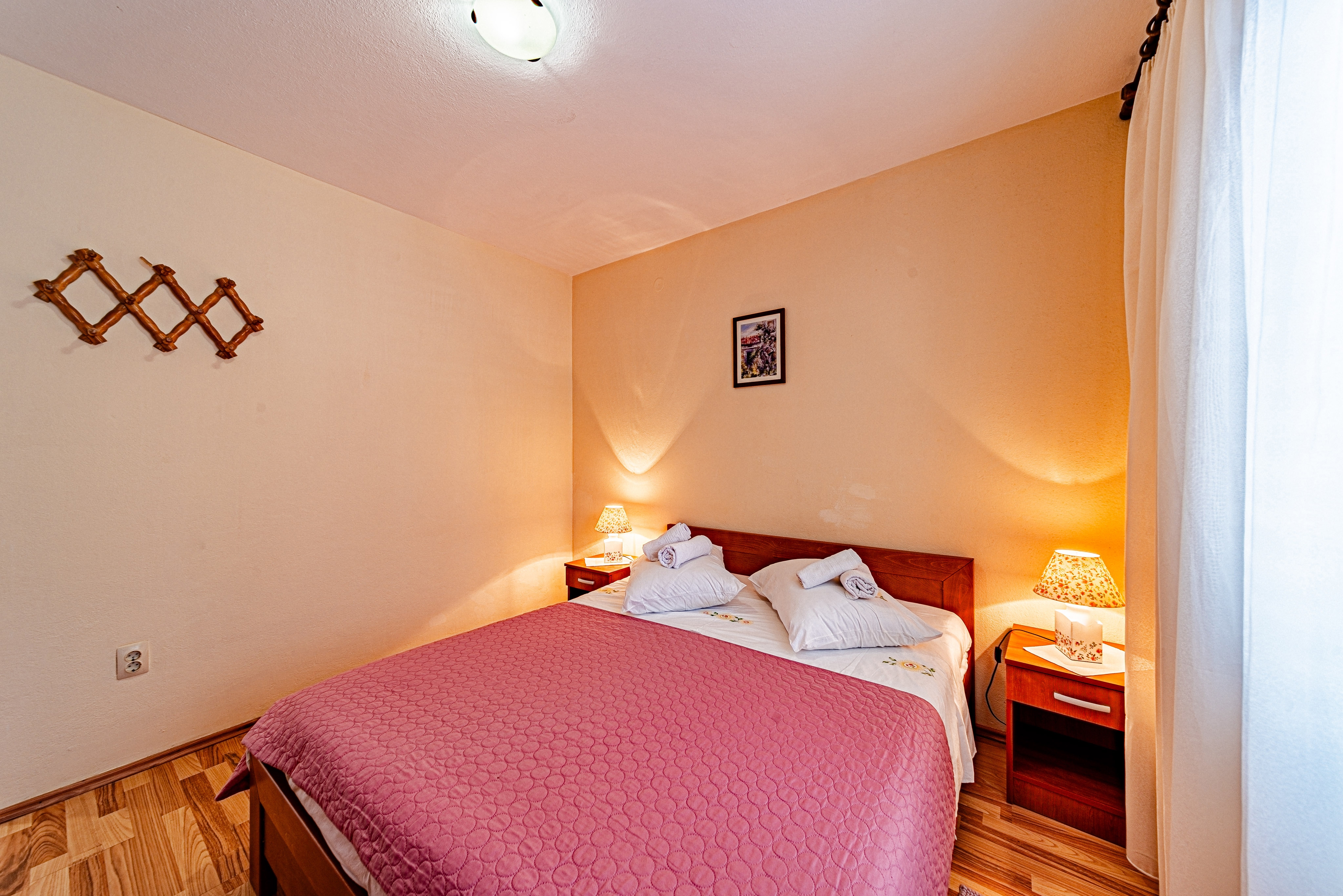 Jednosobni apartman s terasom i pogledom na more Orebić, Pelješac  A-c