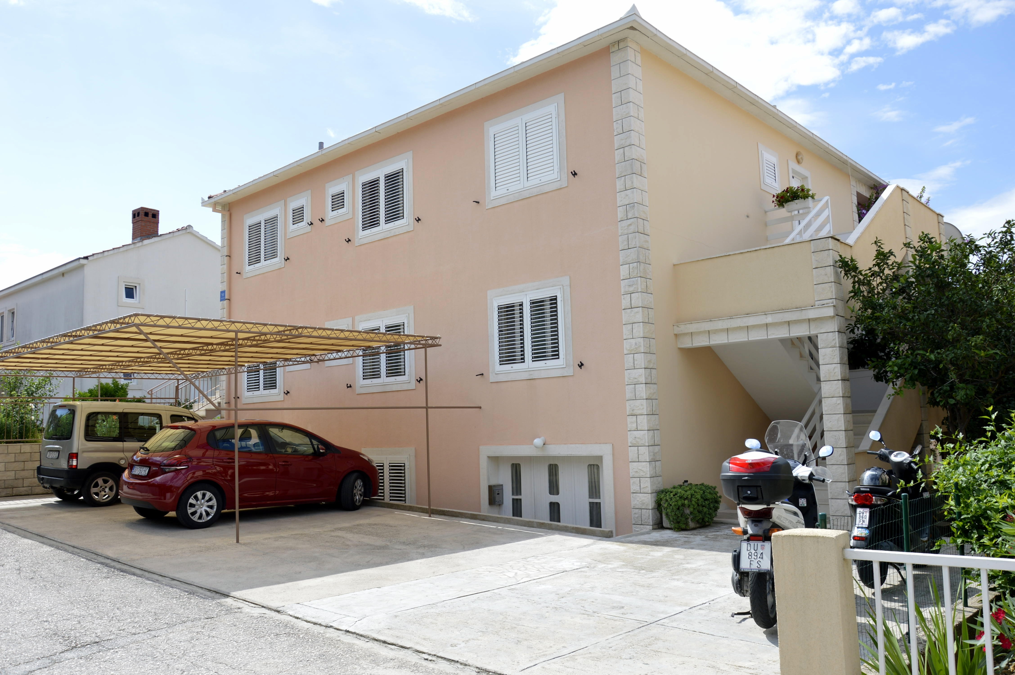 Jednosobni apartman s terasom i pogledom na more Orebić, Pelješac  A-c