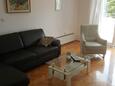 Living room Drašnice, Living room in the apartment, air condition available and WiFi.