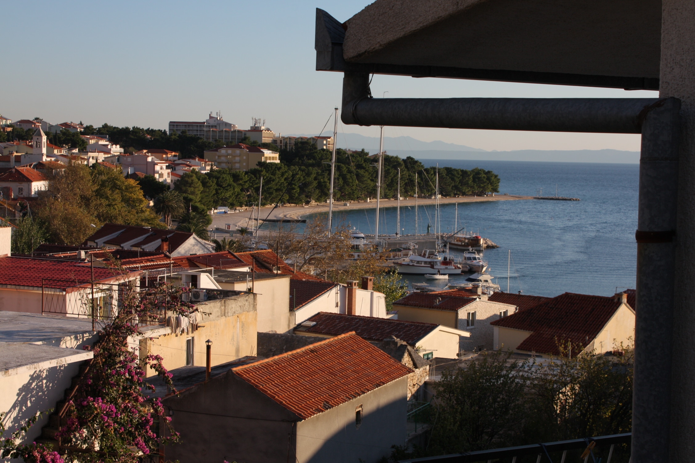 One bedroom apartment with terrace and sea view Baška Voda, Makarska  A-d