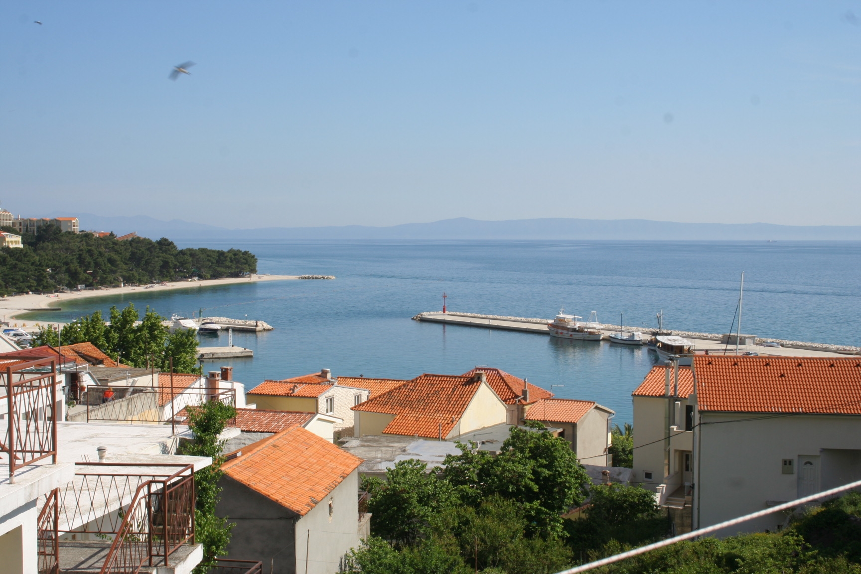 One bedroom apartment with terrace and sea view Baška Voda, Makarska  A-d