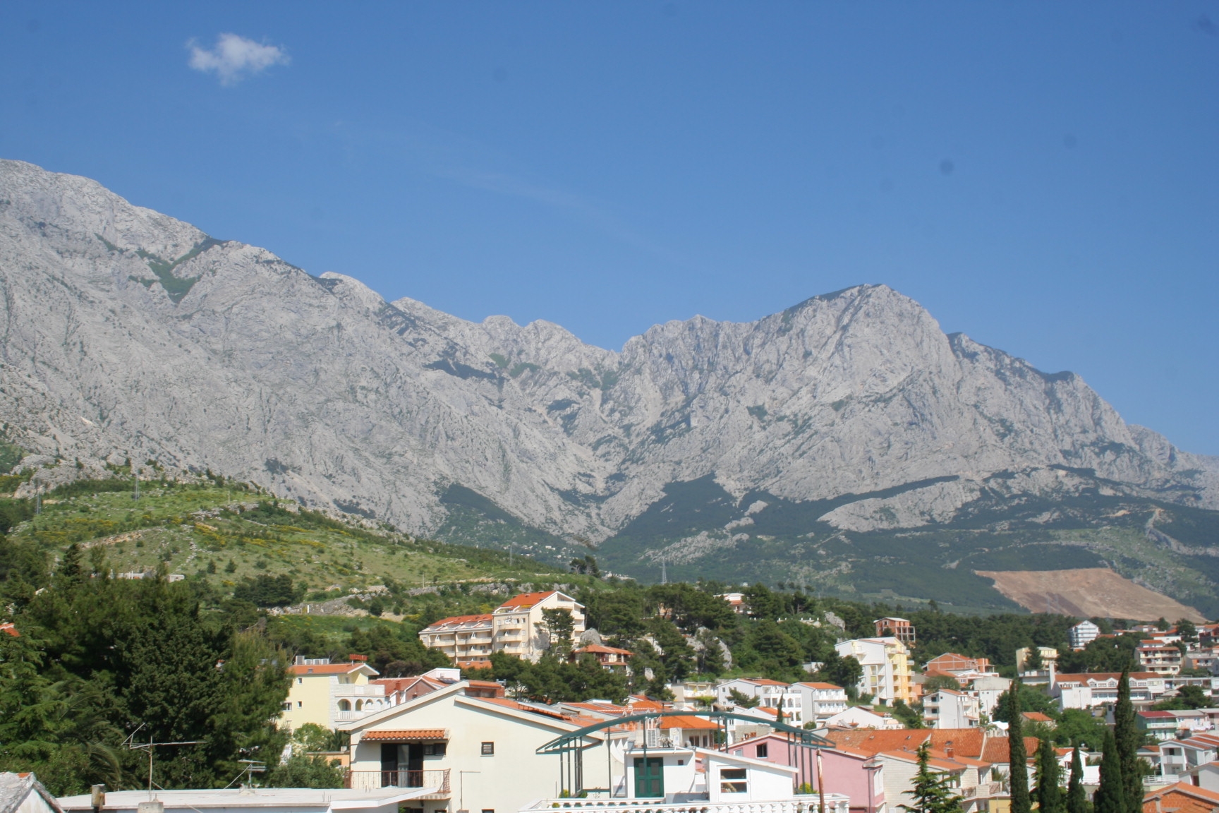 One bedroom apartment with terrace and sea view Baška Voda, Makarska  A-d