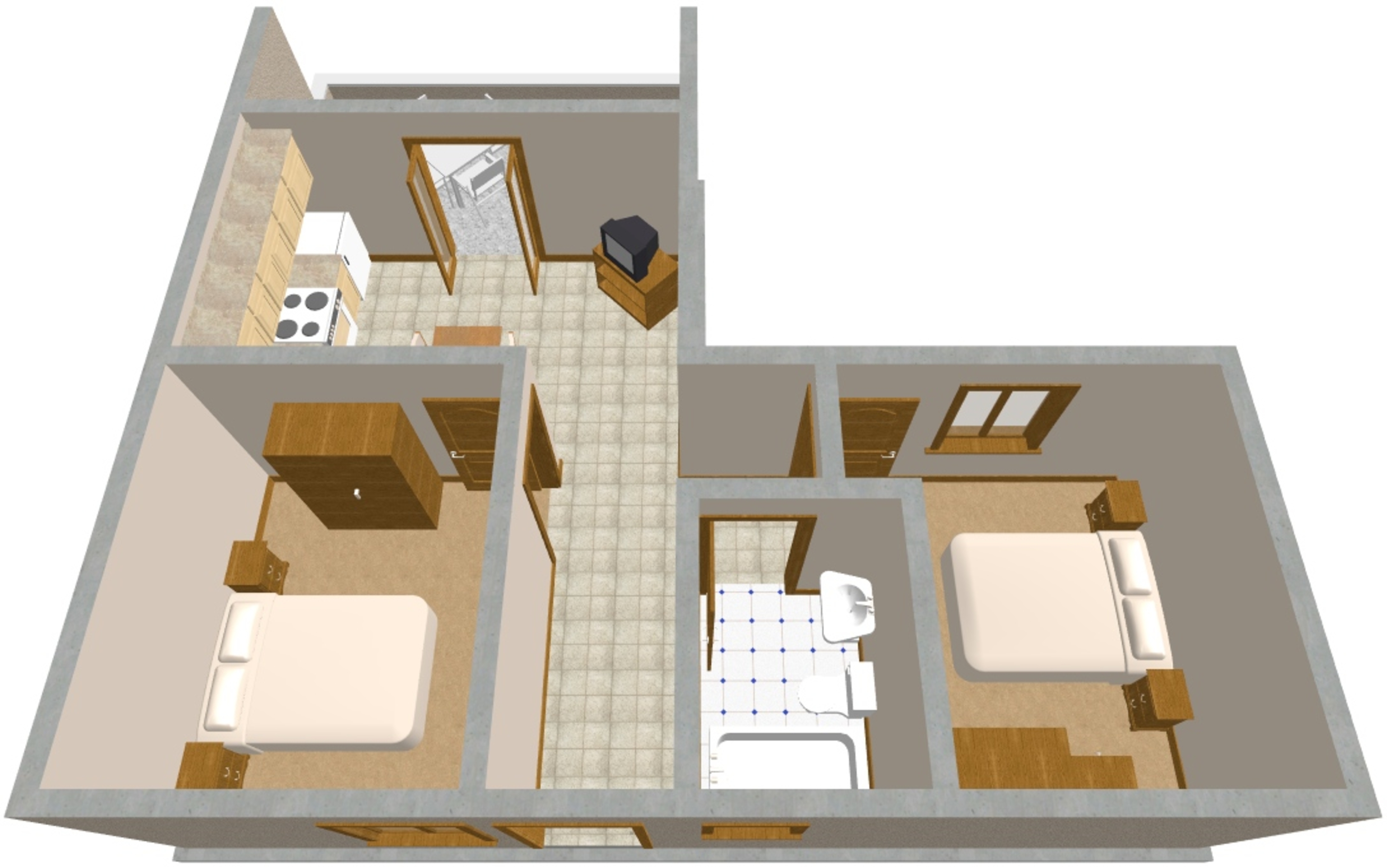 Two bedroom apartment near beach Orebić, Pelješac  A-a