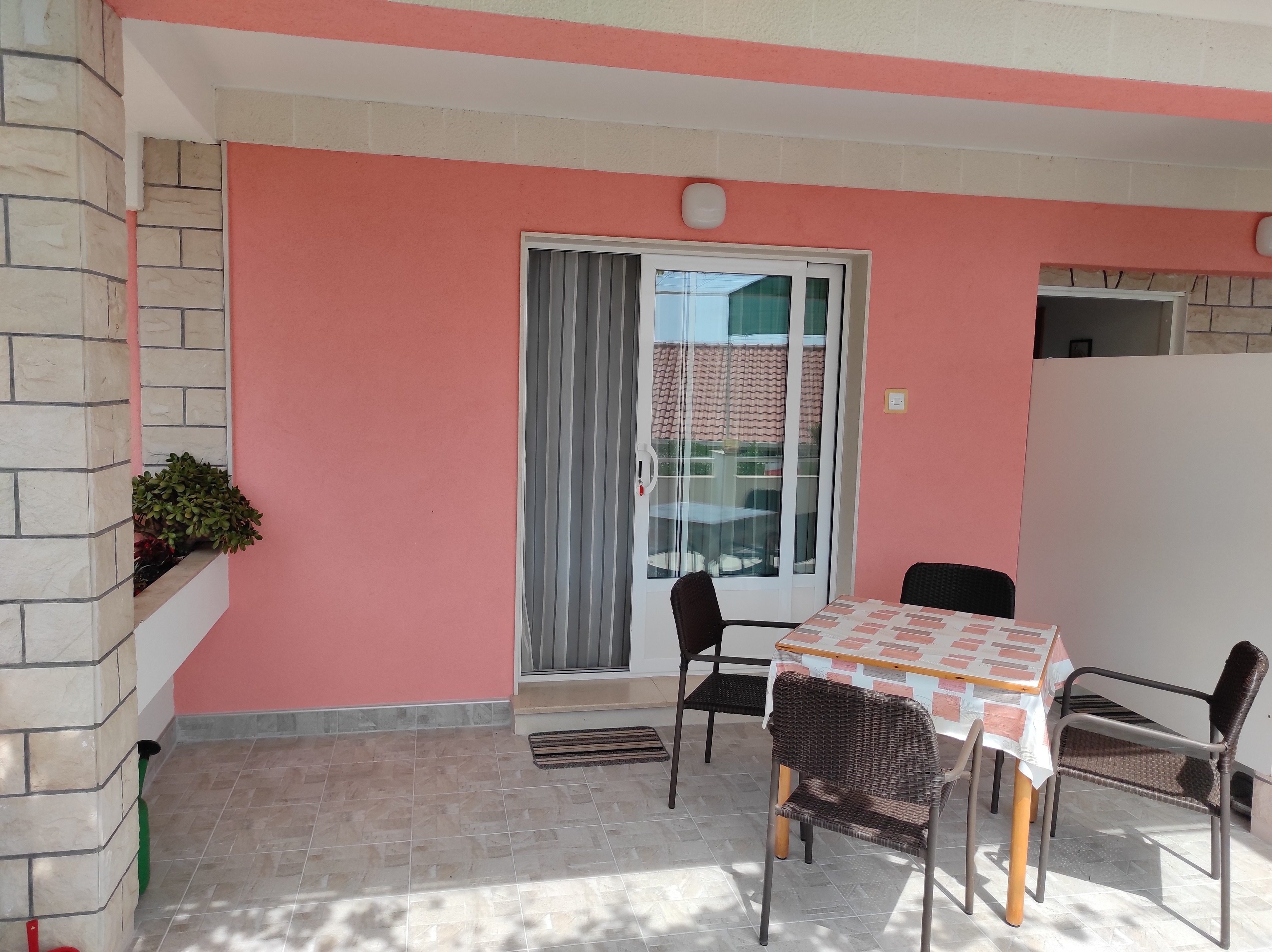 One bedroom apartment with terrace and sea view Podgora, Makarska  A-a