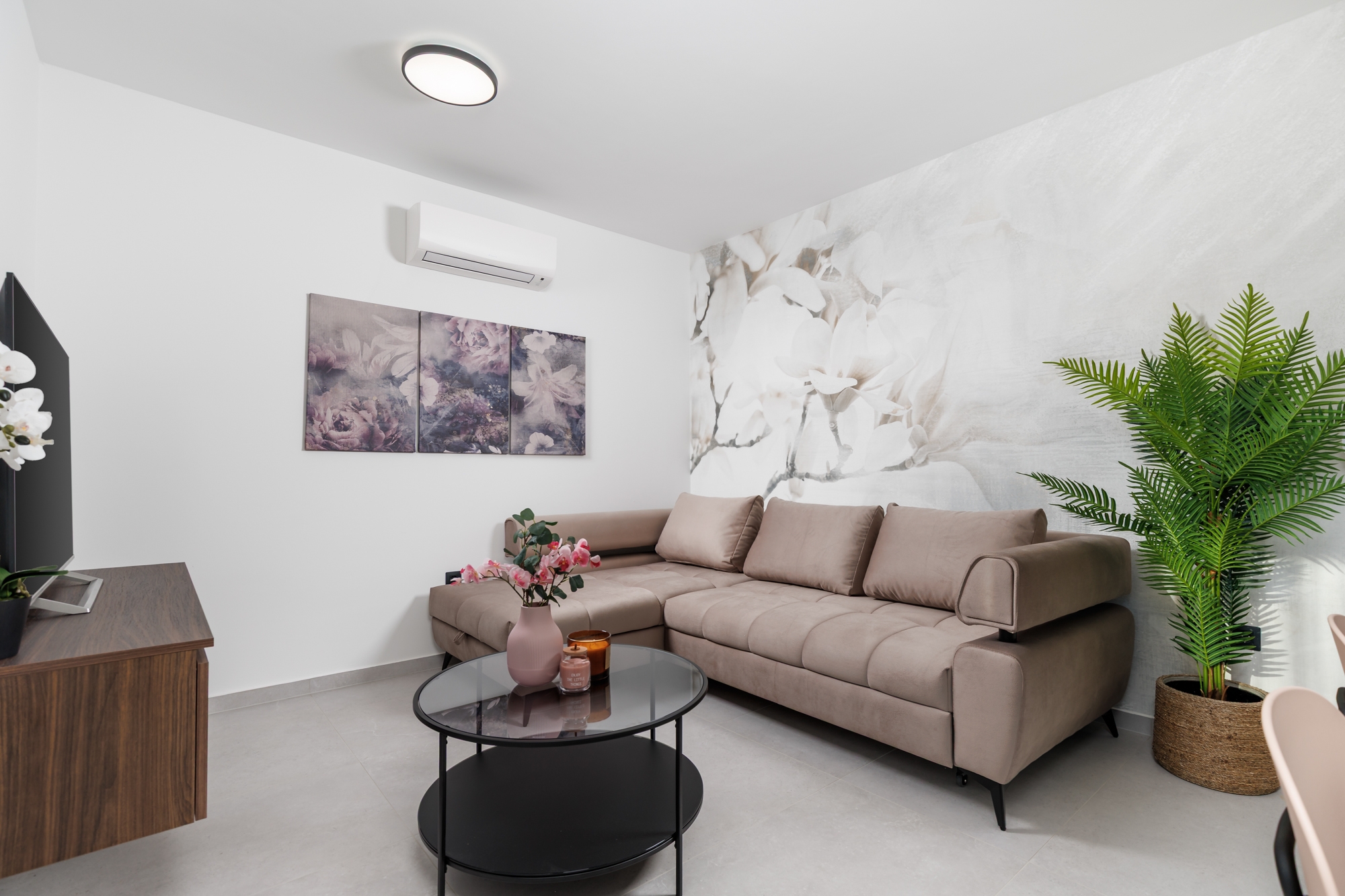 Appartement de deux chambres avec bain à remous Draga Bascanska, Krk (A-27157-b)