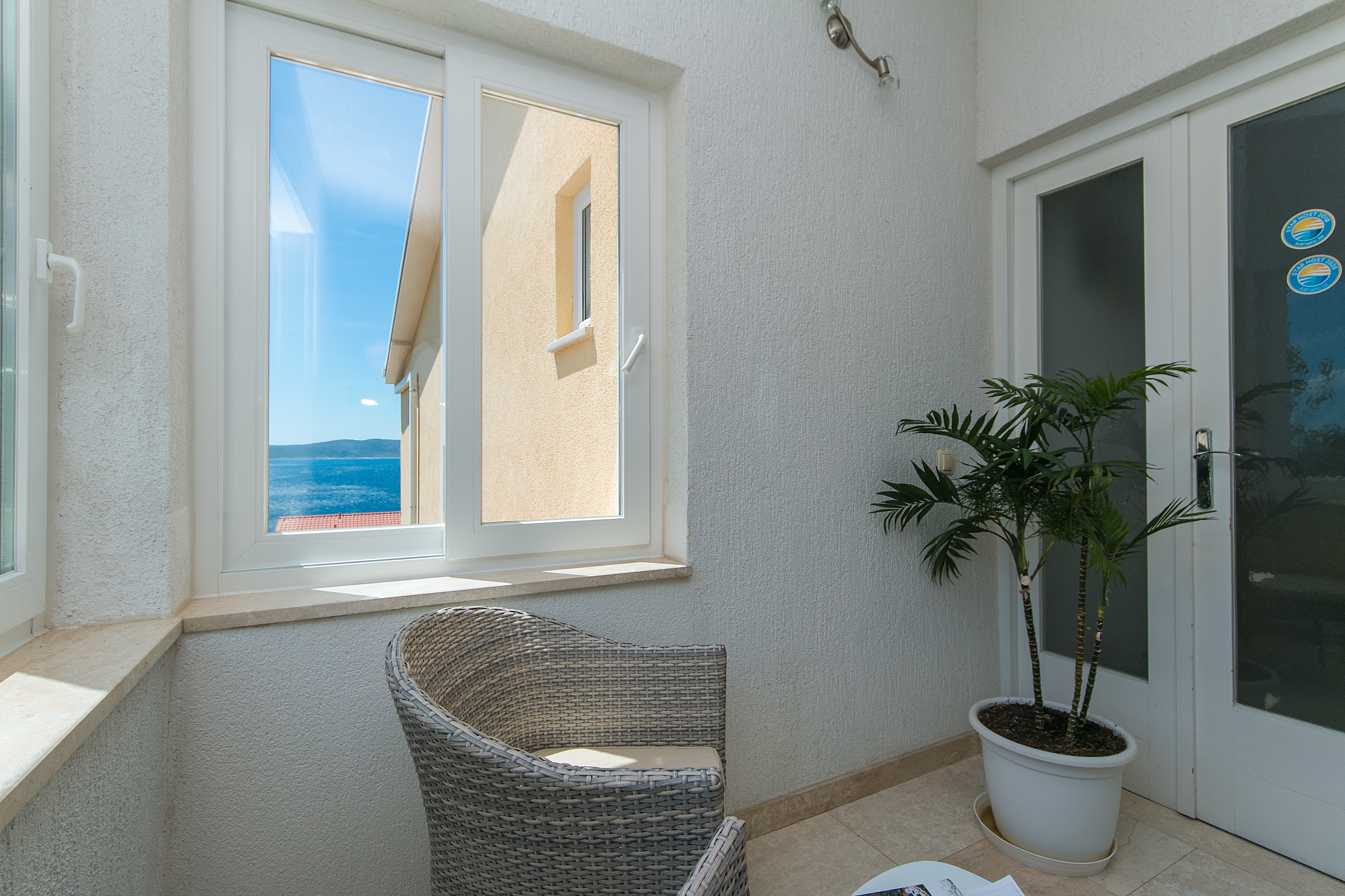 Two bedroom apartment with balcony and sea view Brela, Makarska  A-a