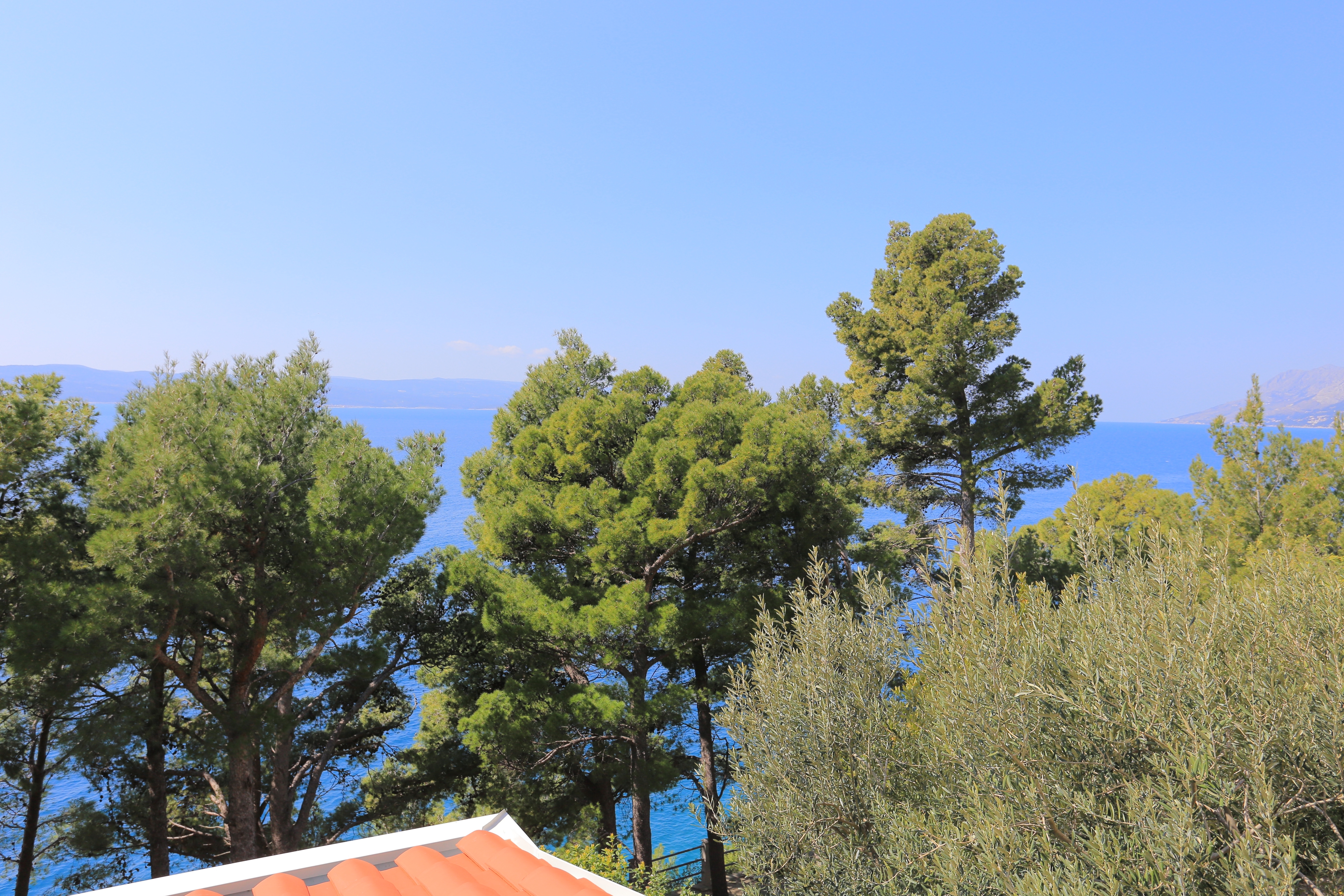 Three bedroom apartment with terrace and sea view Brela, Makarska  A-a